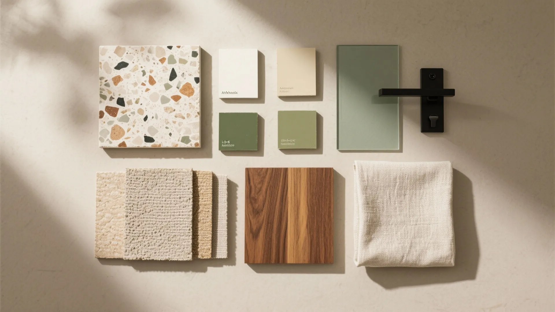 Material Palette That Feels Cool Yet Cozy: Stone, Textiles, and Wood Accents