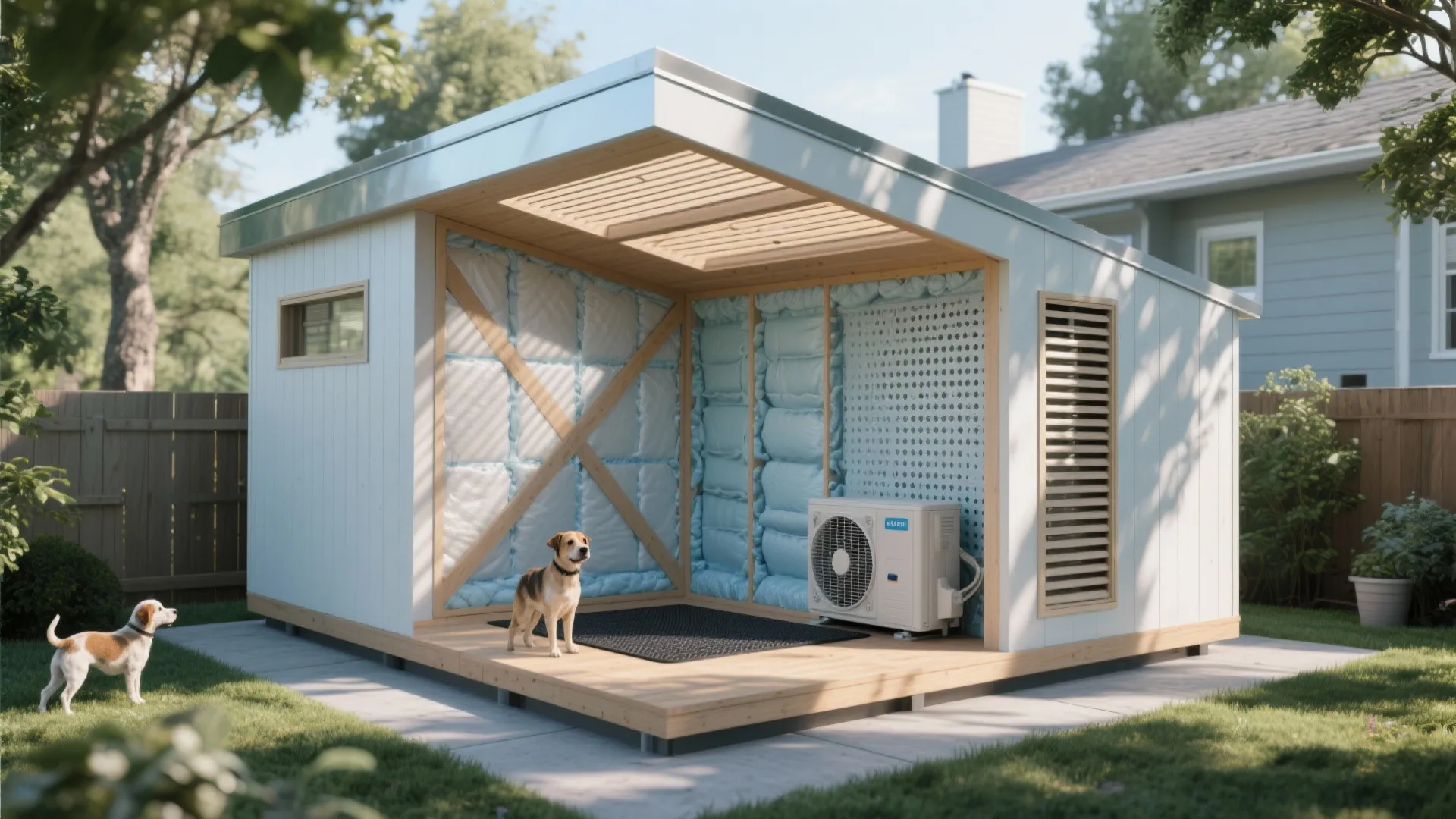 Air Conditioned Dog House DIY: Keep Your Pup Cool at Home: 1 Minute to Plan a Comfortable Air Conditioned Dog House