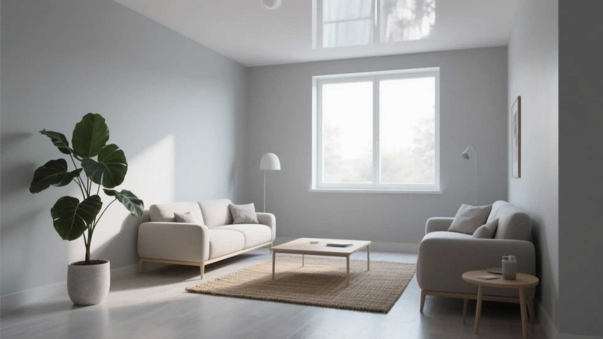 2. Cool Light Gray for Minimal, Airy Rooms