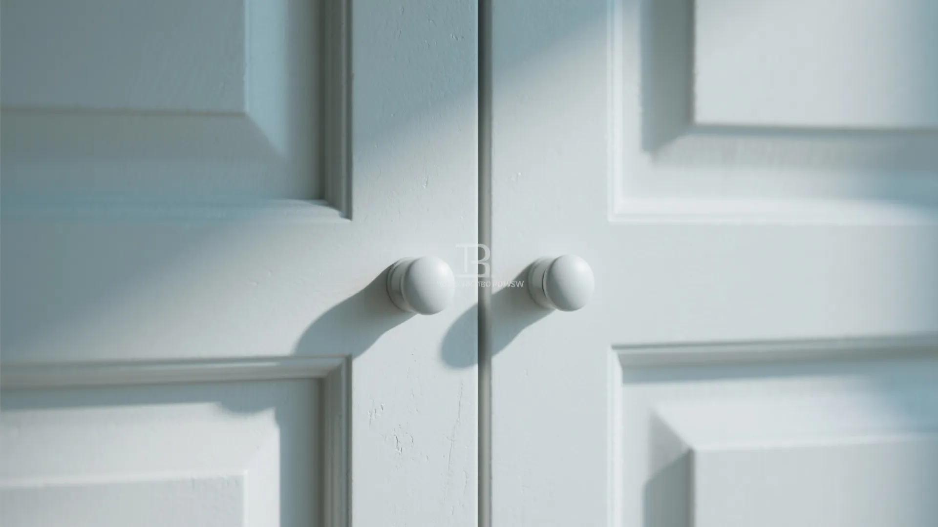 2. Cool off-white with matte finishes