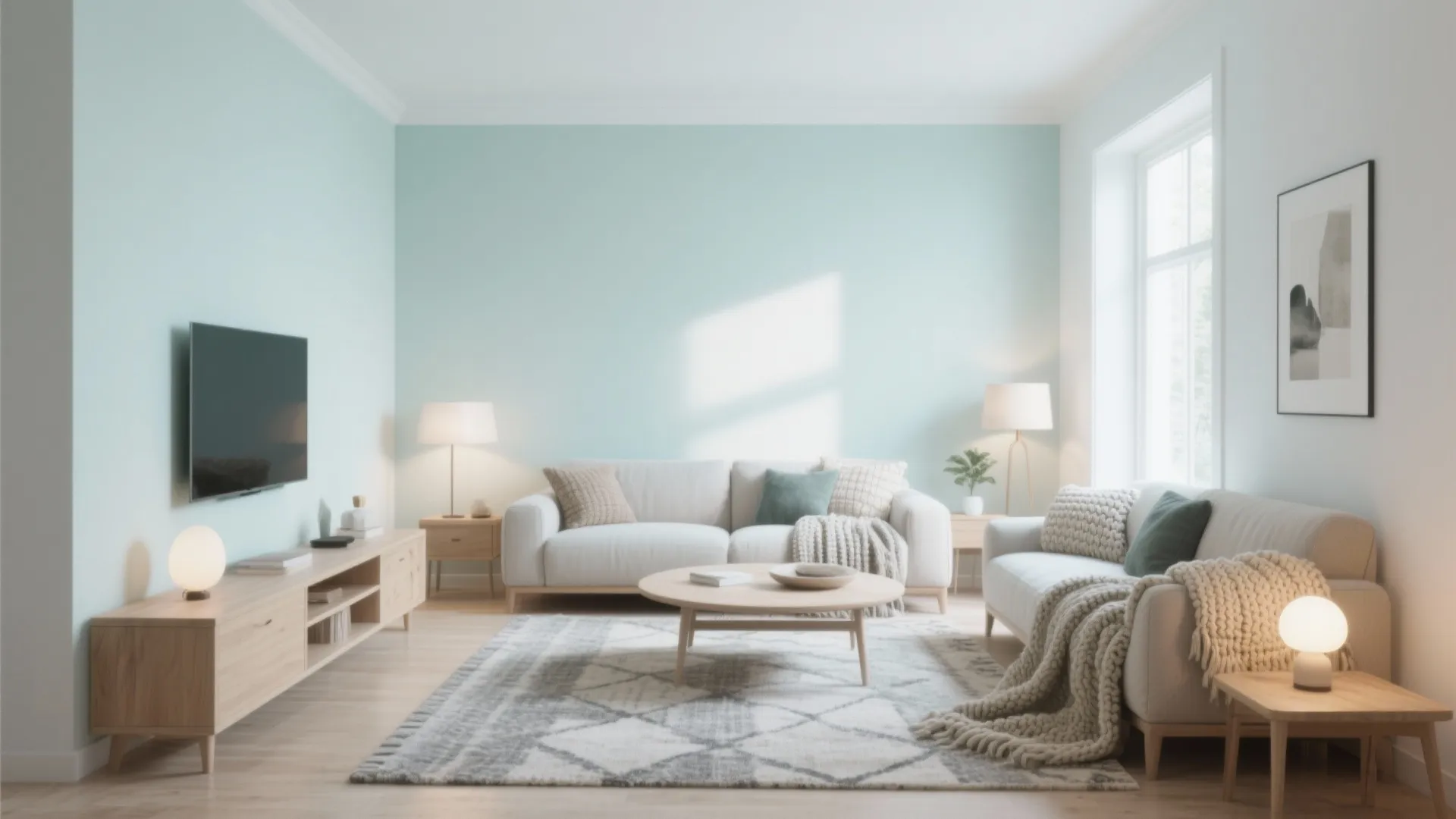 3. Soft Cool Off-White — bright and airy