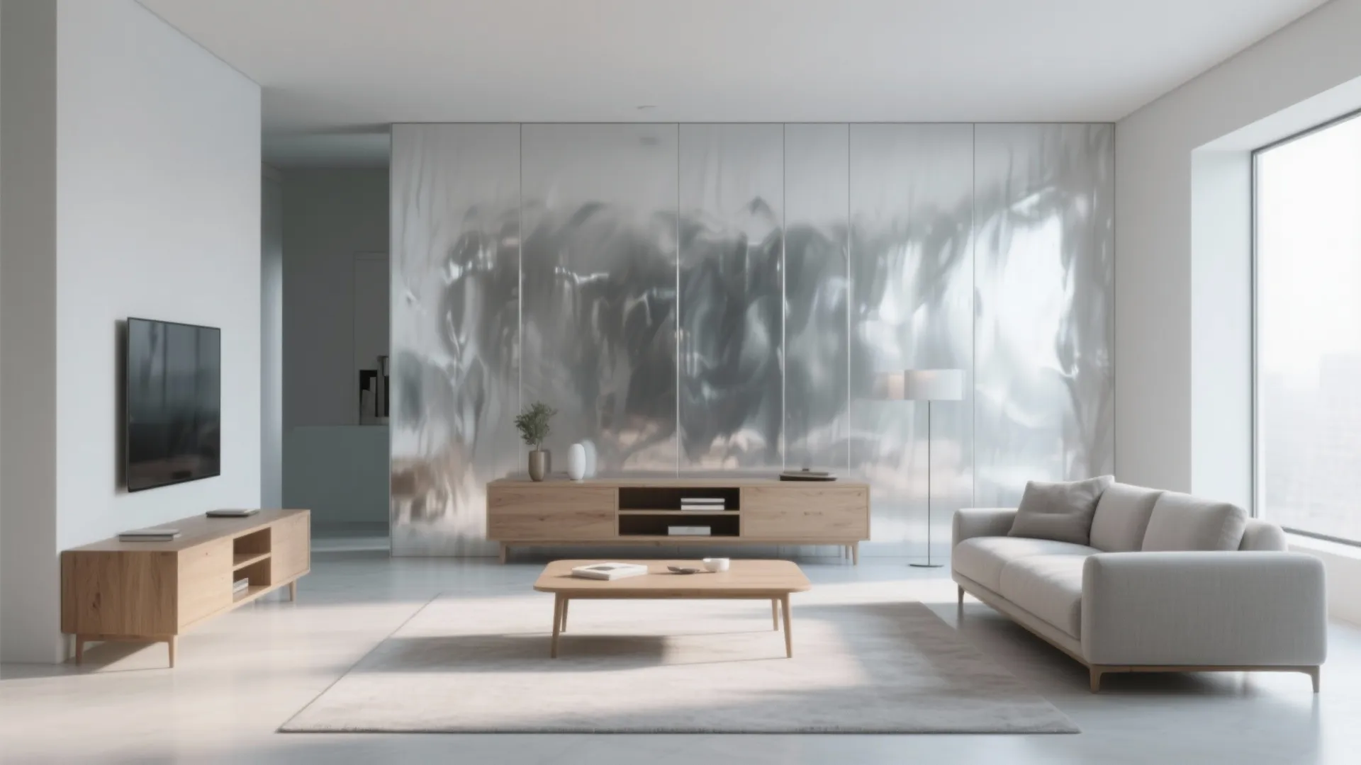 2. Cool Silver for Minimalist Rooms