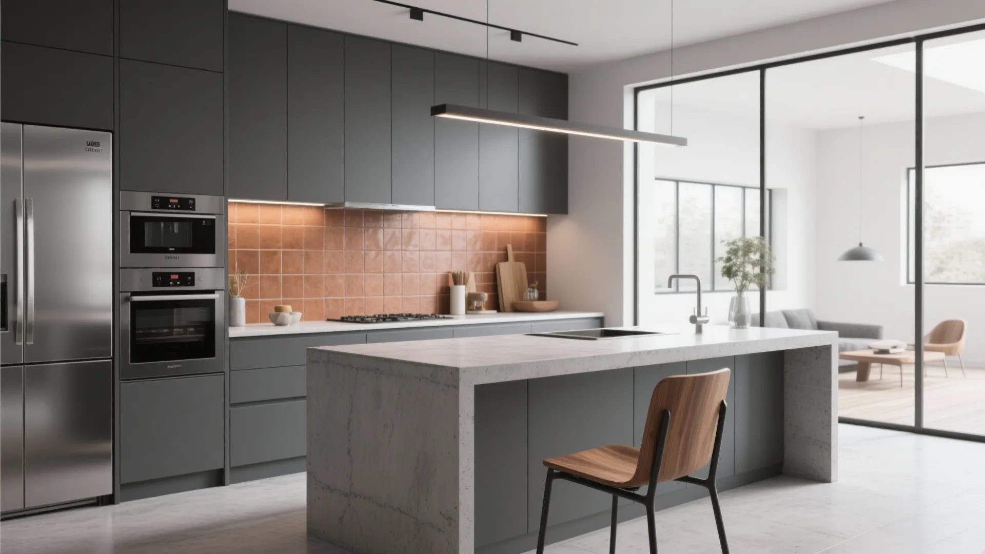 2. Cool Slate for Modern Looks