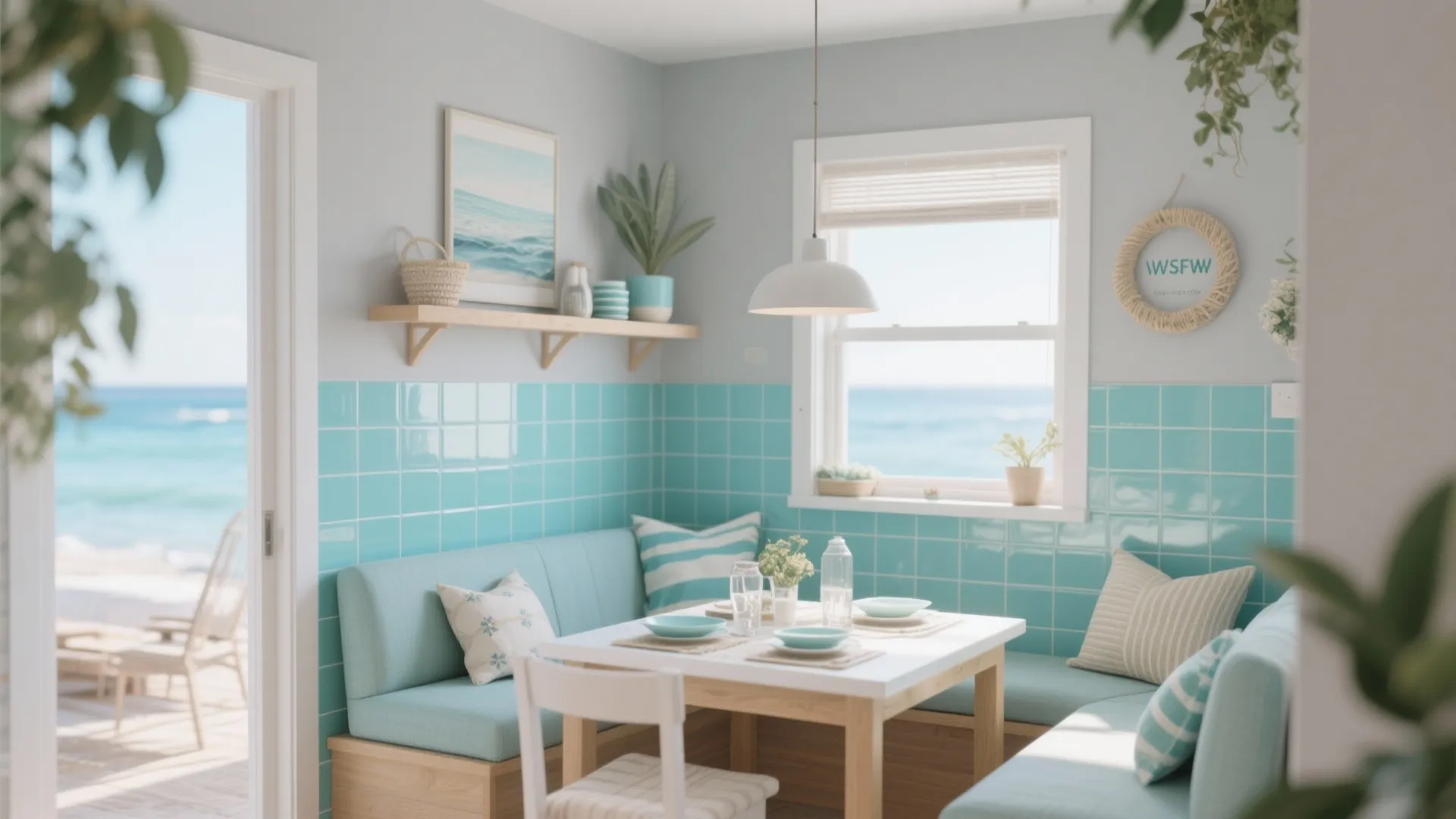 7. Cool Grey and Aqua