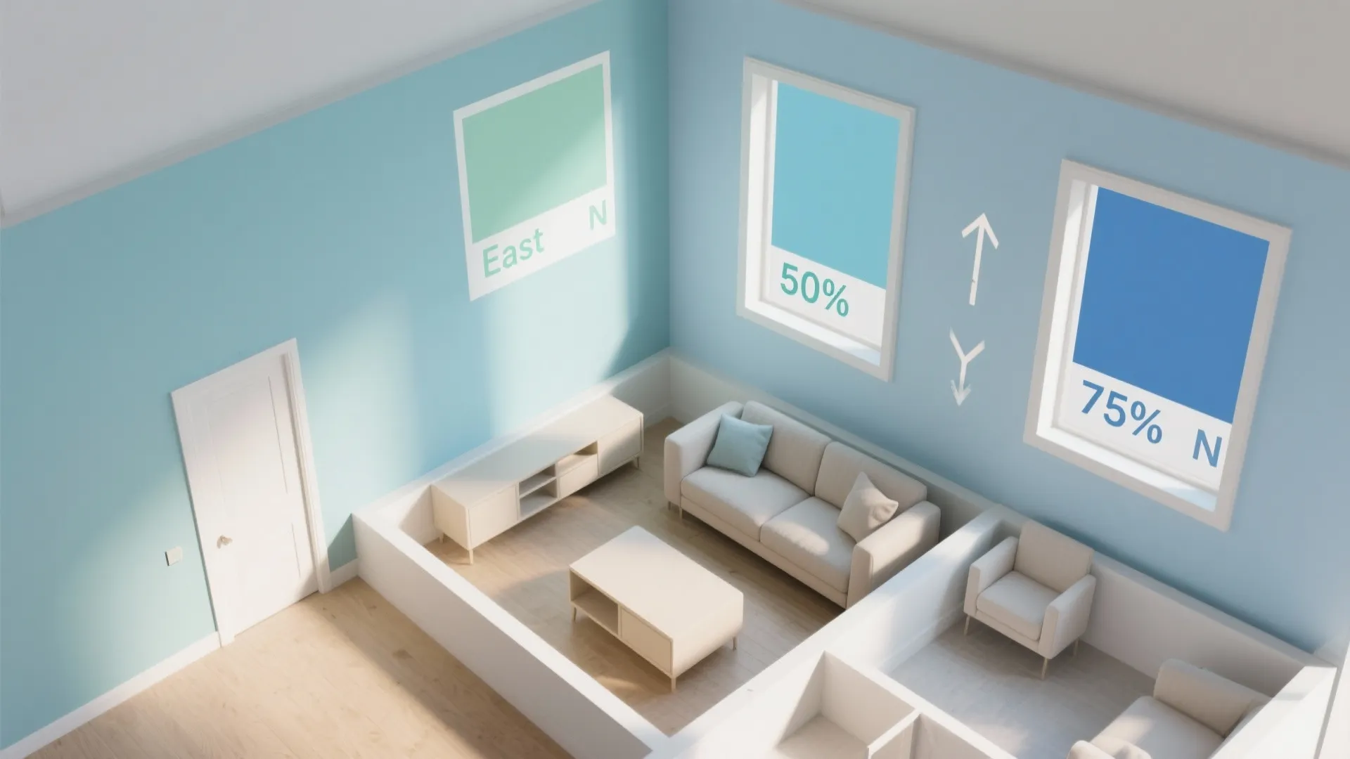 North and East Coolth: Powder Blues, Sage, and Off-White Layering