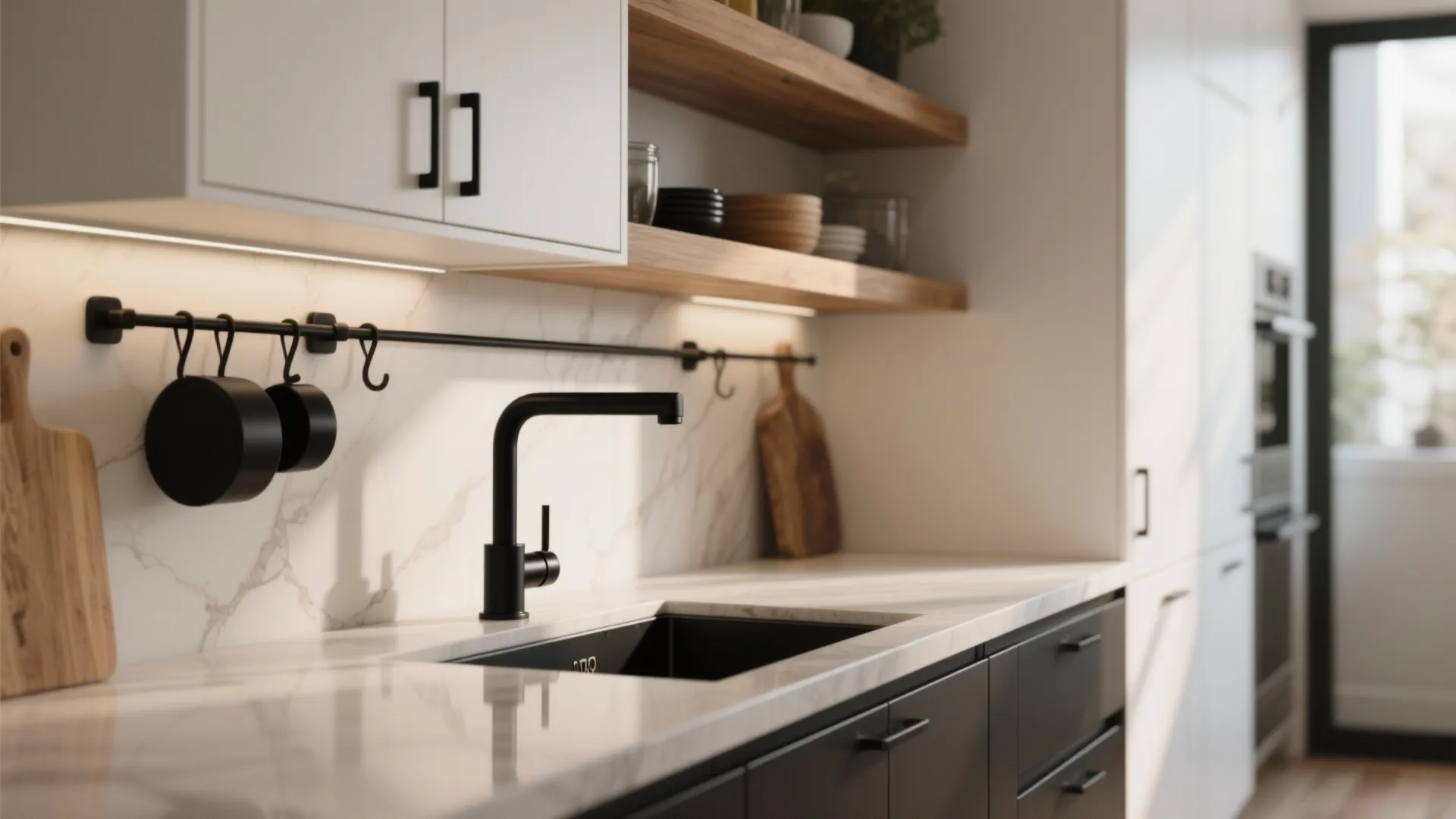 4. Coordinate with other black accents for cohesion