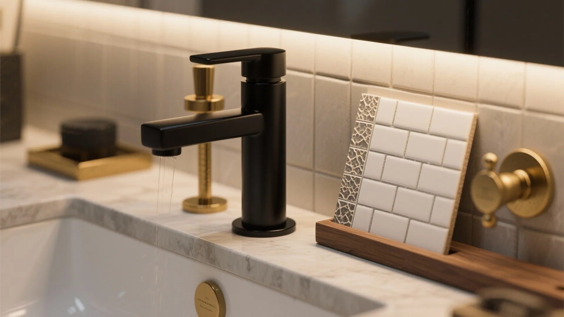 5. Coordinated finishes, different personalities