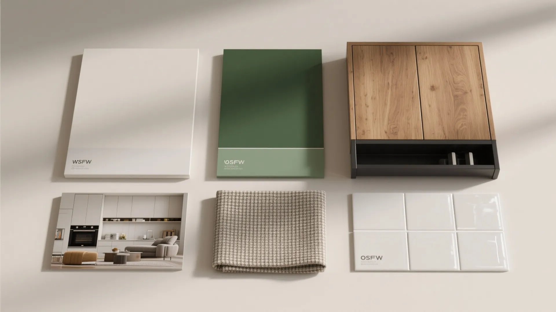 2. One coordinated palette for visual calm