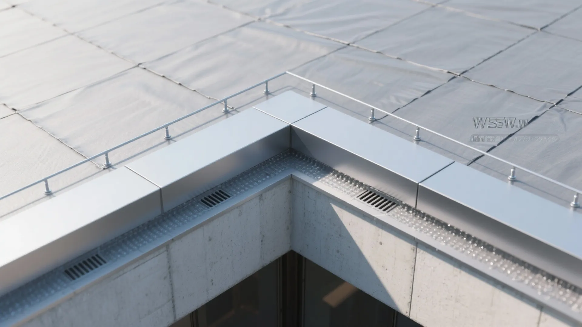 Minimalist Coping with Smart Drainage