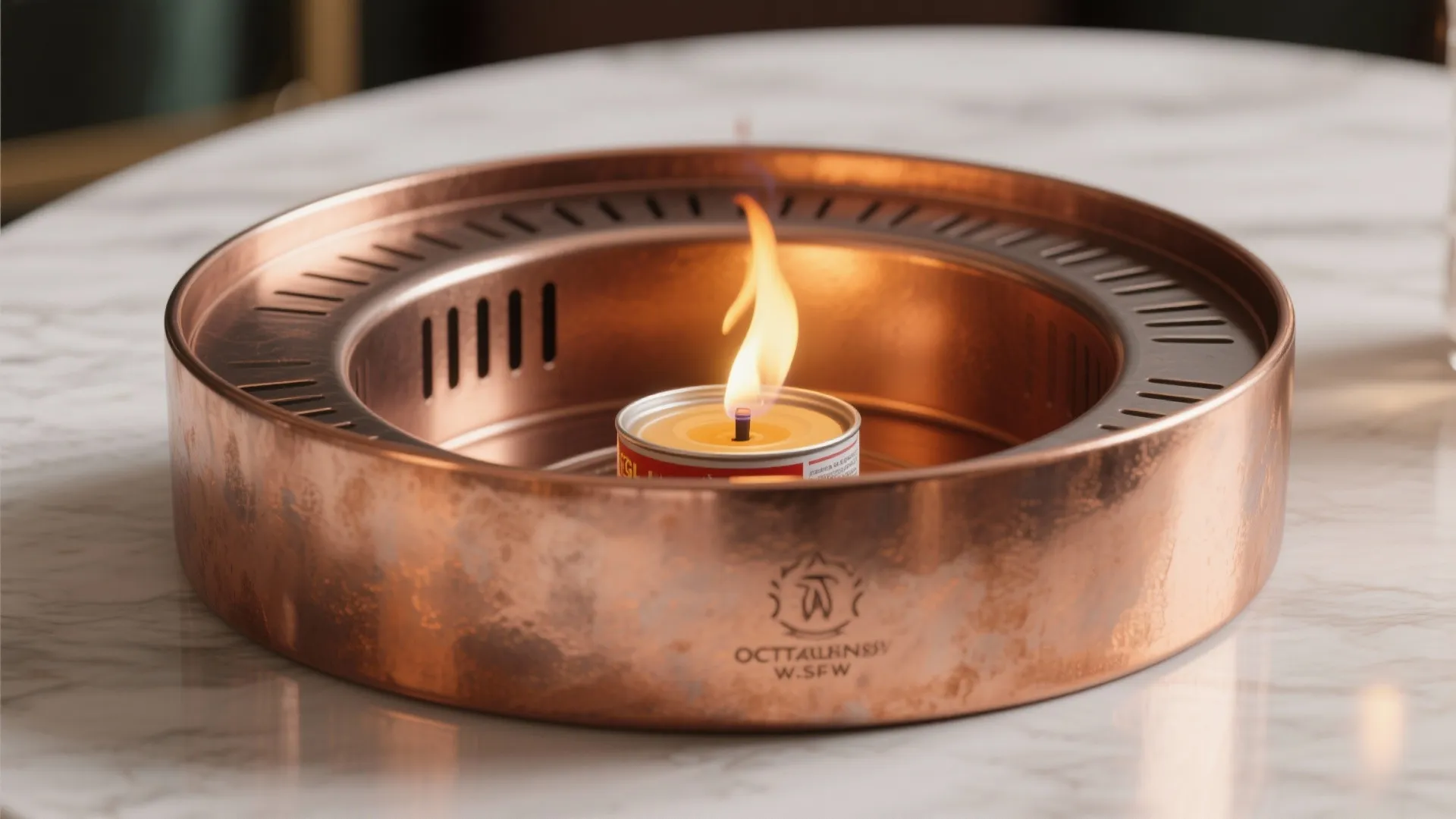 4. Copper Insert with Gel Fuel Canisters