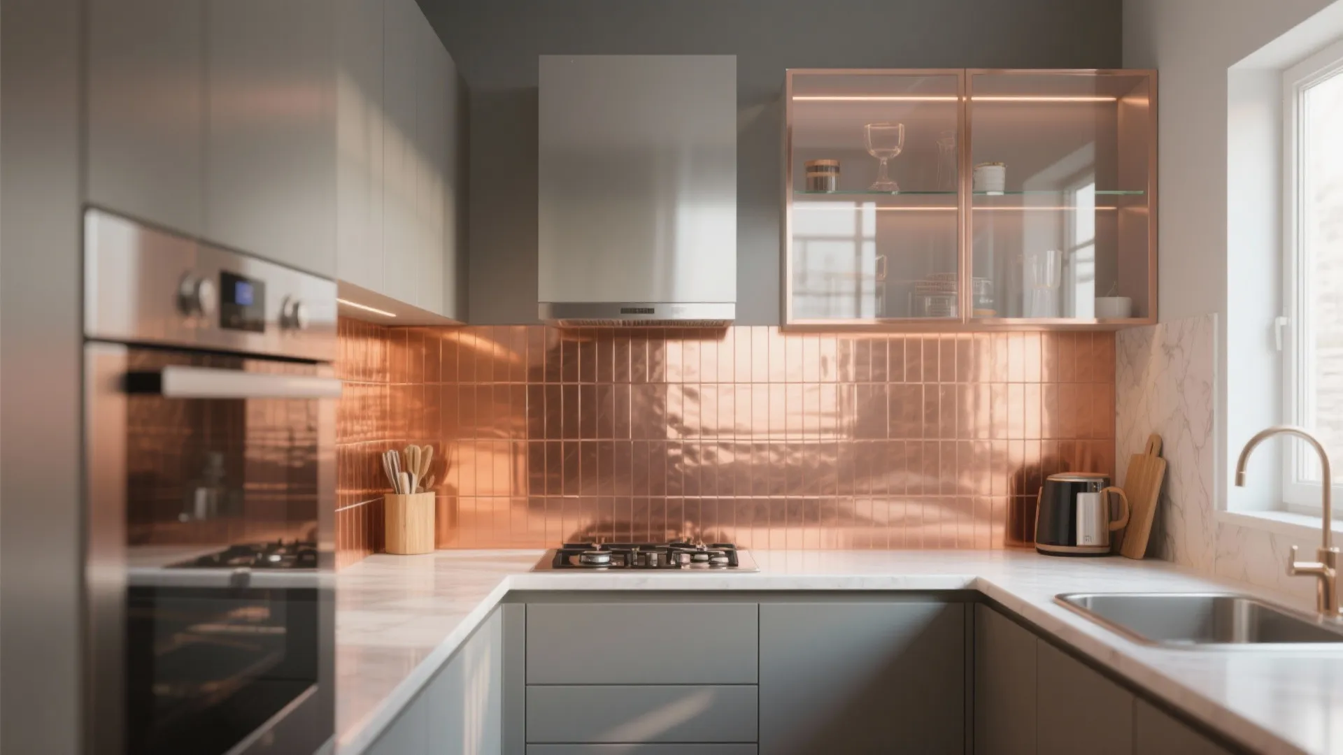 10. Copper and Glass Combo