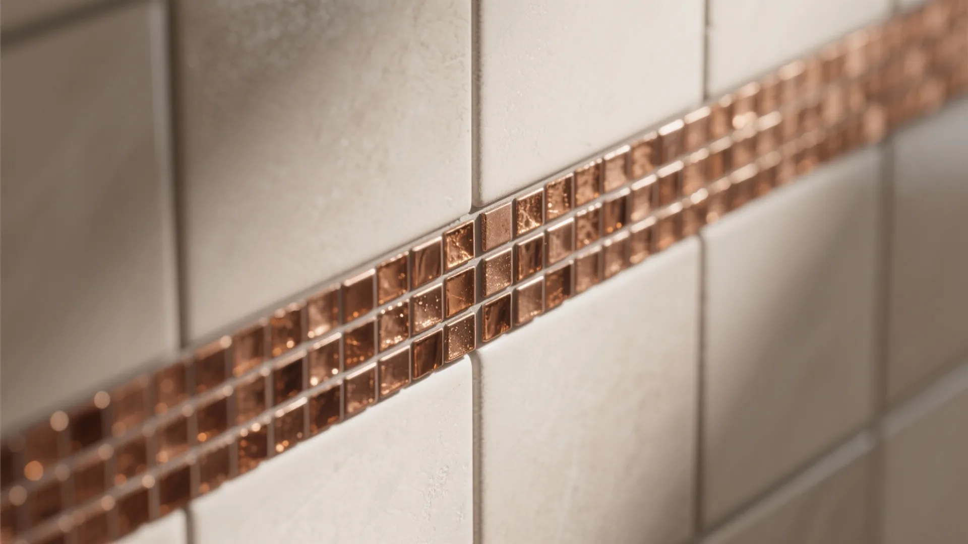 4. Copper Mosaic Accent Strip