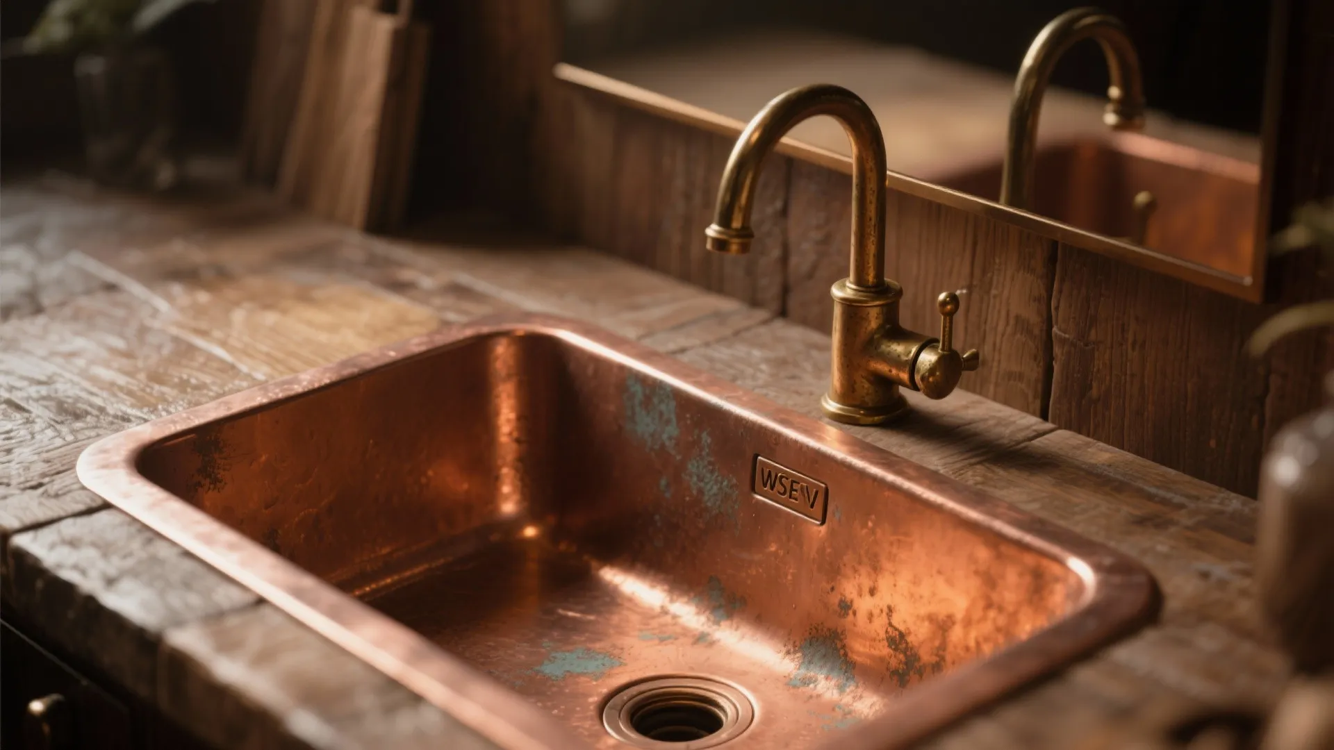 3. Warm Copper or Brass Tone