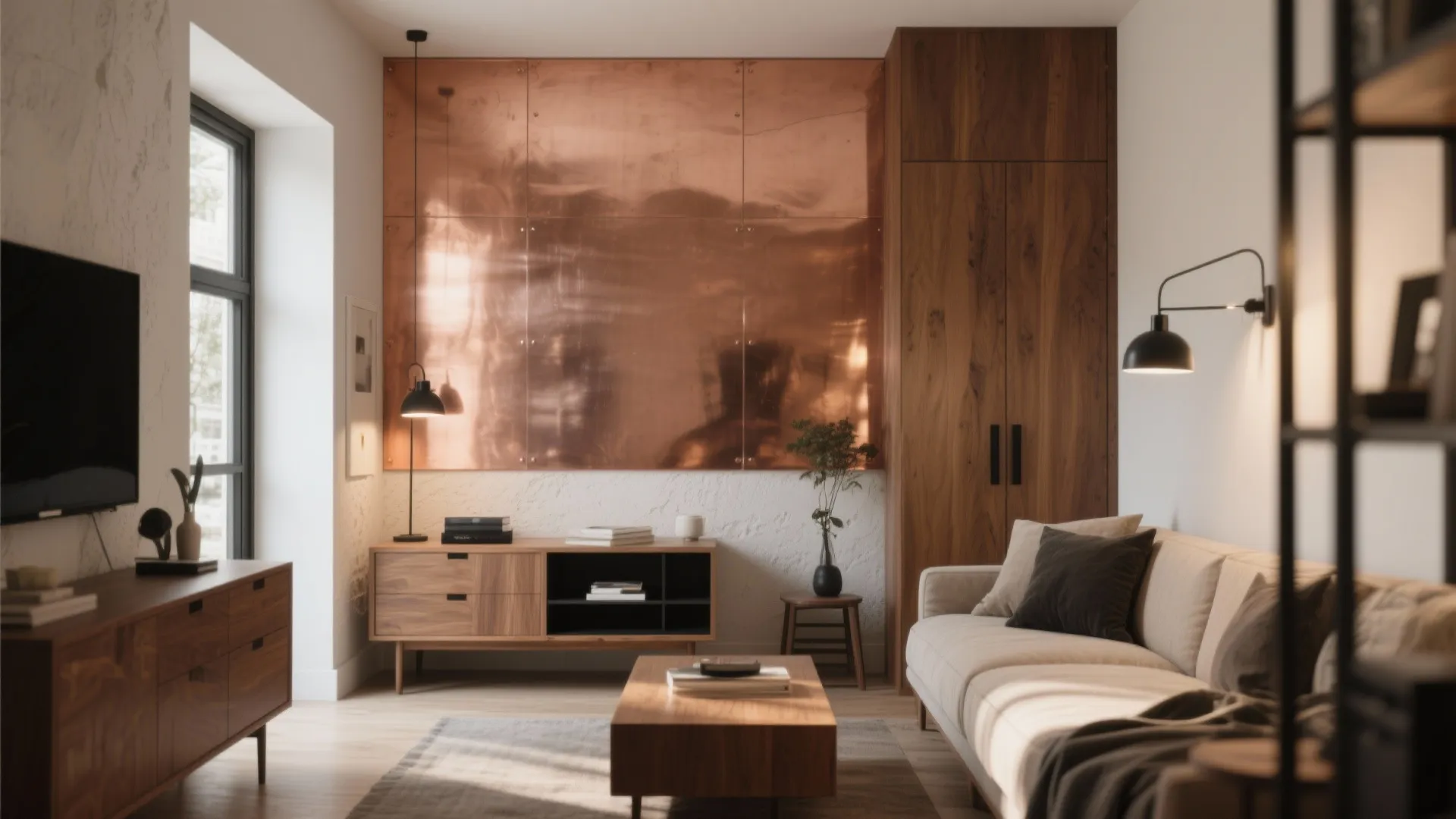 5 Metallic Copper Paint Ideas for Walls