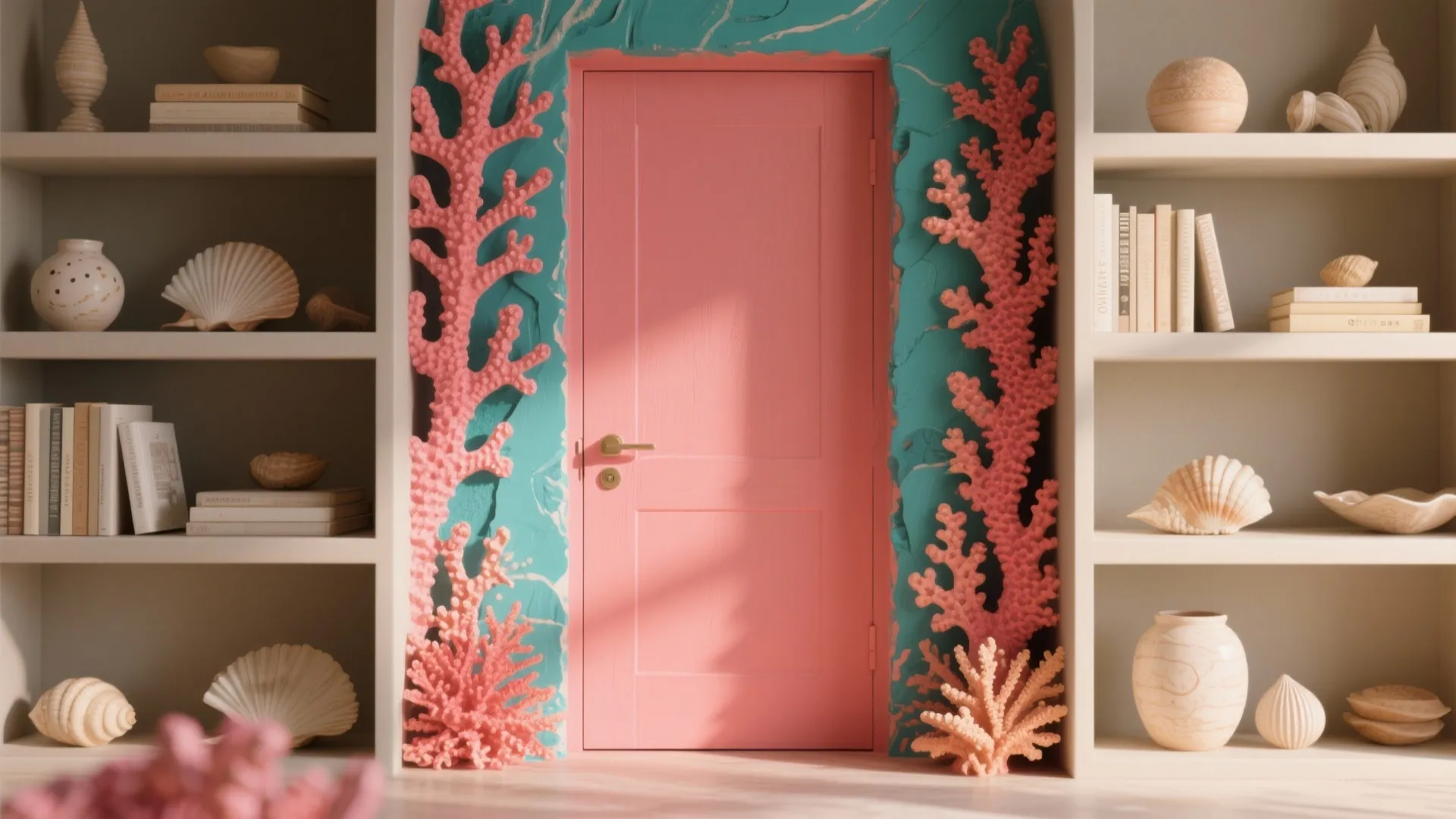 5. Coral Accent for a Punch