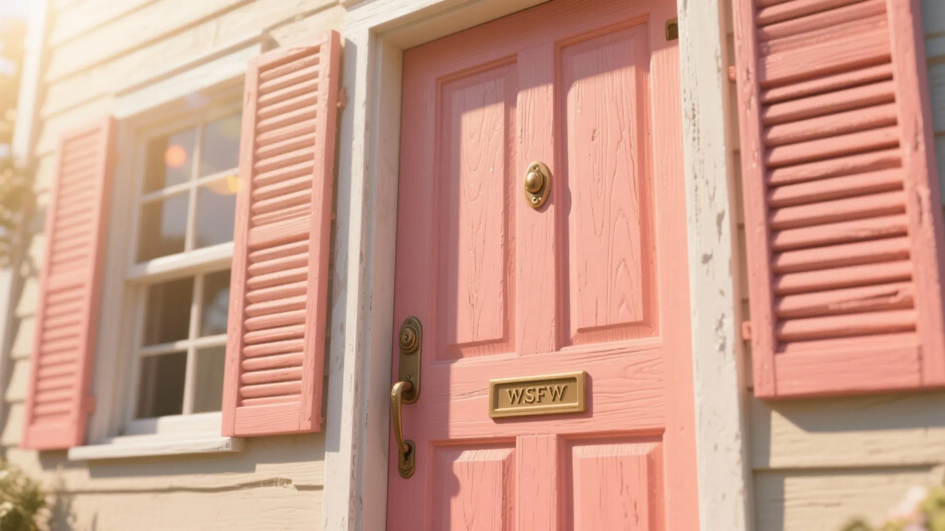 3. Sunwashed Coral Accents