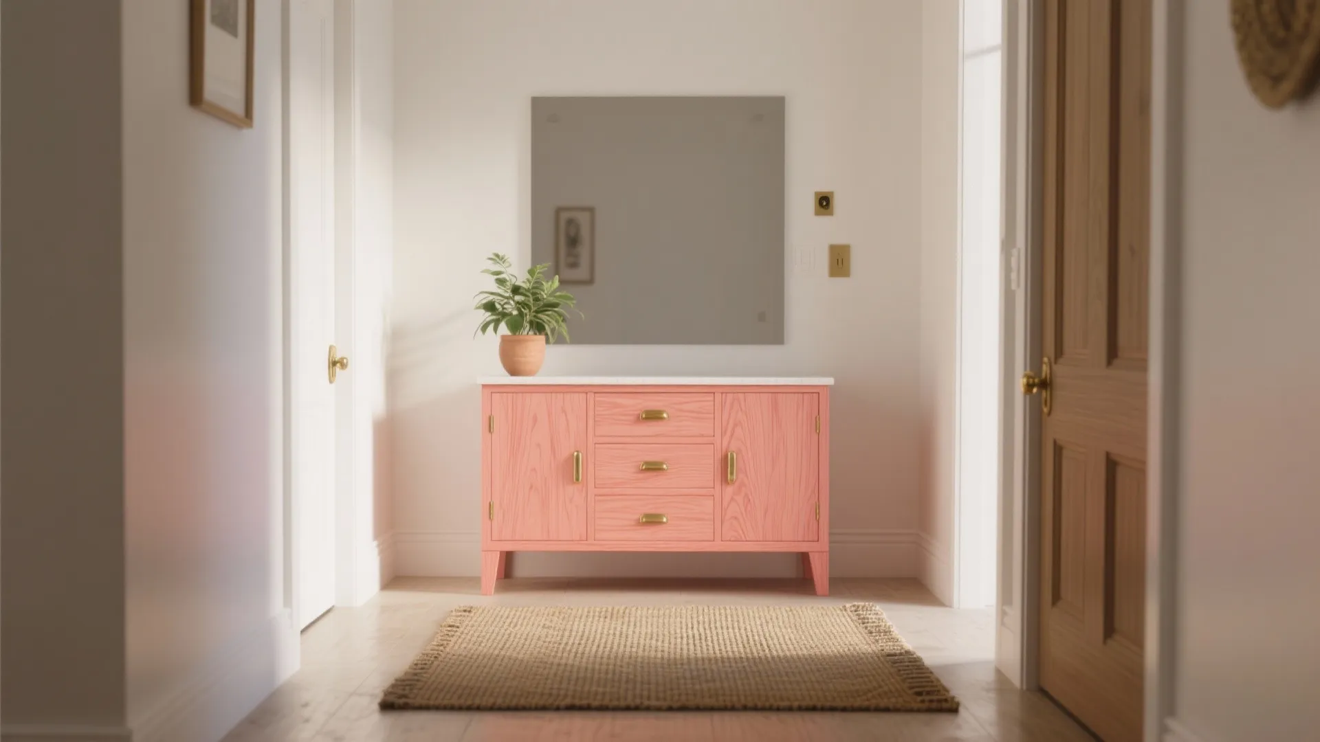 Entryway Console Paint — 5 Coral Ideas: Lively coral finishes to transform small entryways with personality and practical tips