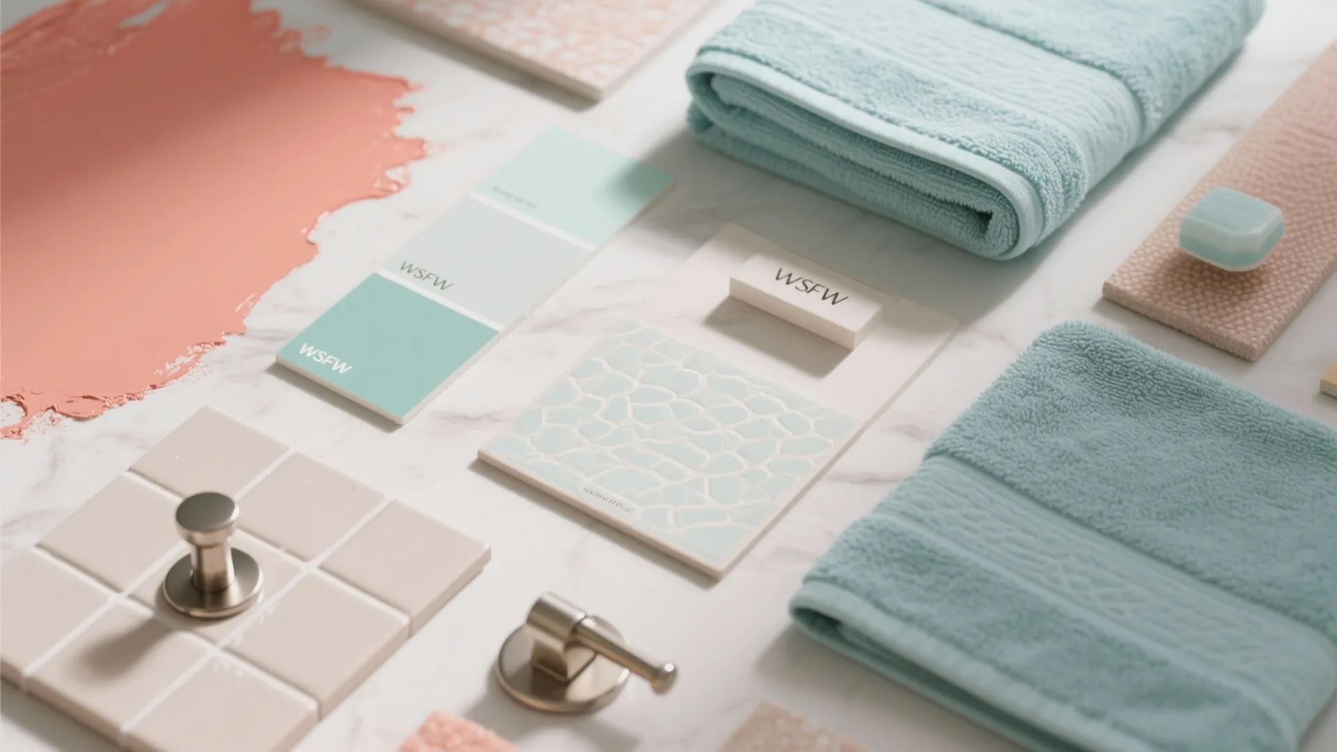 3. Coral and Pastel Mix