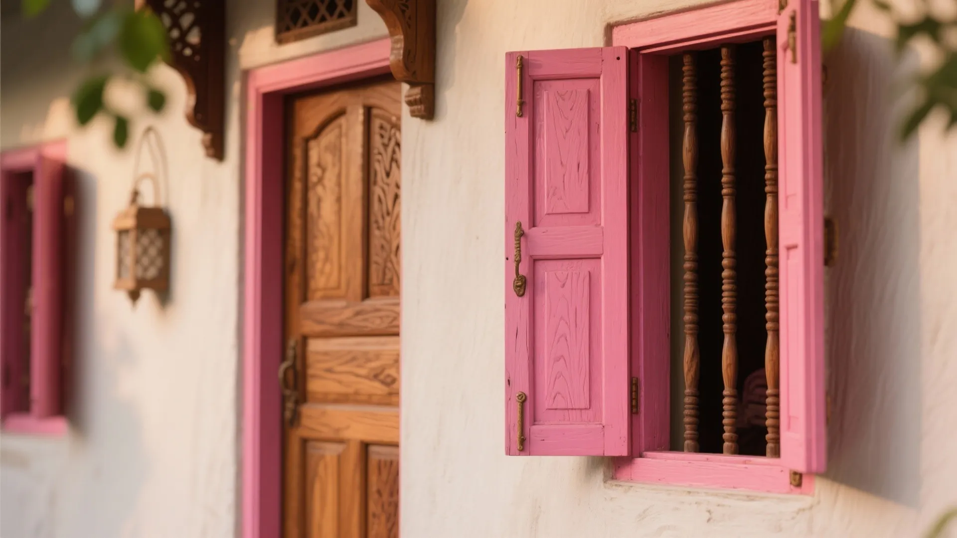 6. Coral Pink Accents