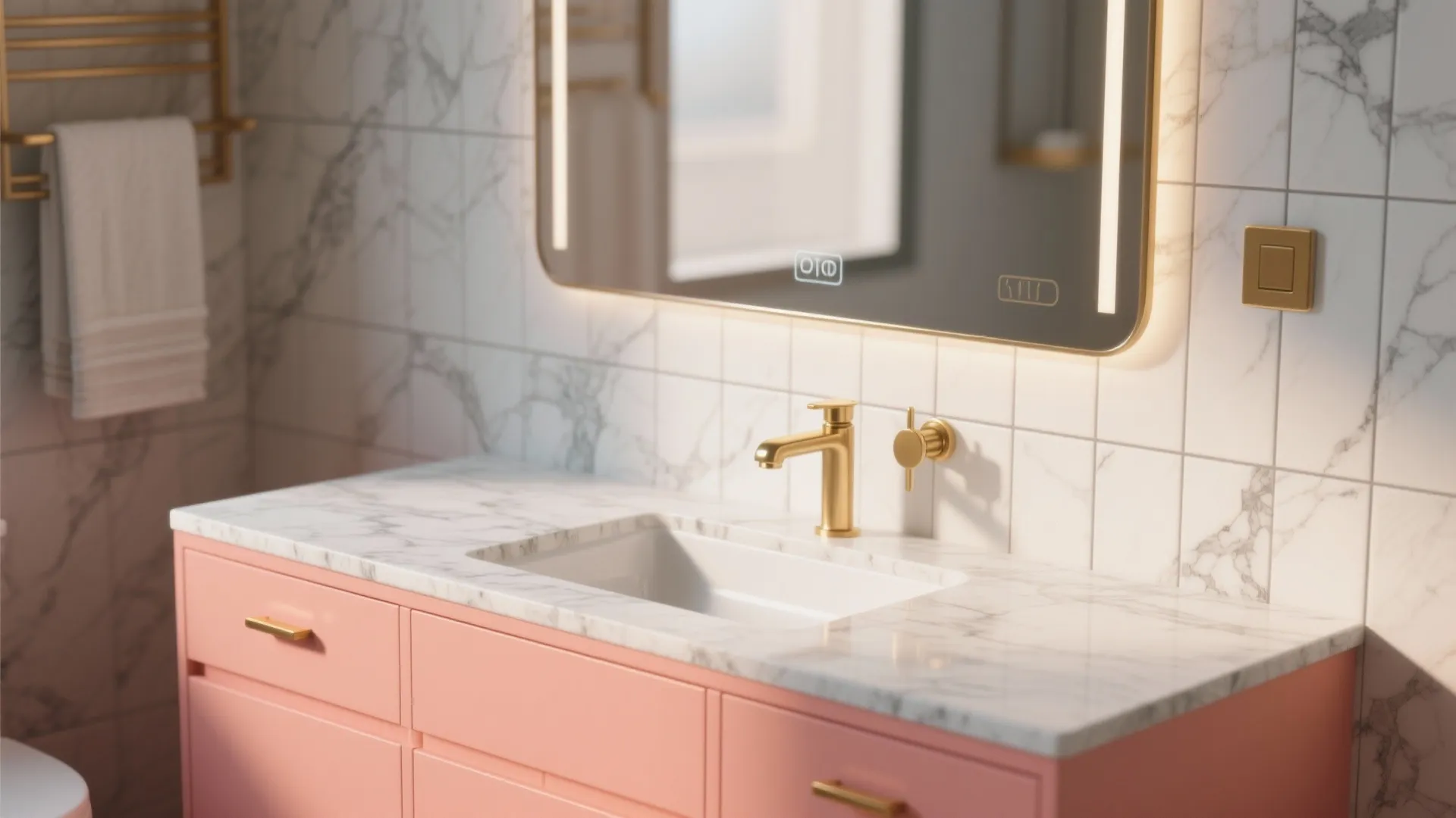 3. Coral Vanity Unit