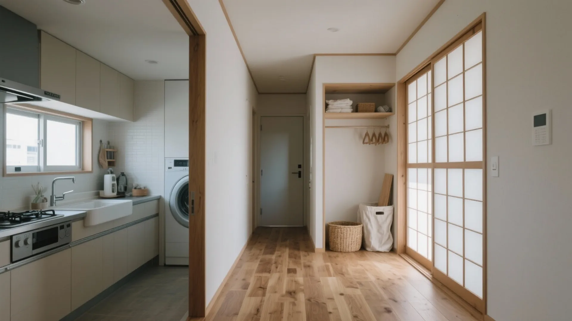 家事と通勤を短縮する“コア動線”設計で、無駄な廊下を削る（平屋4LDK × 2000万円）