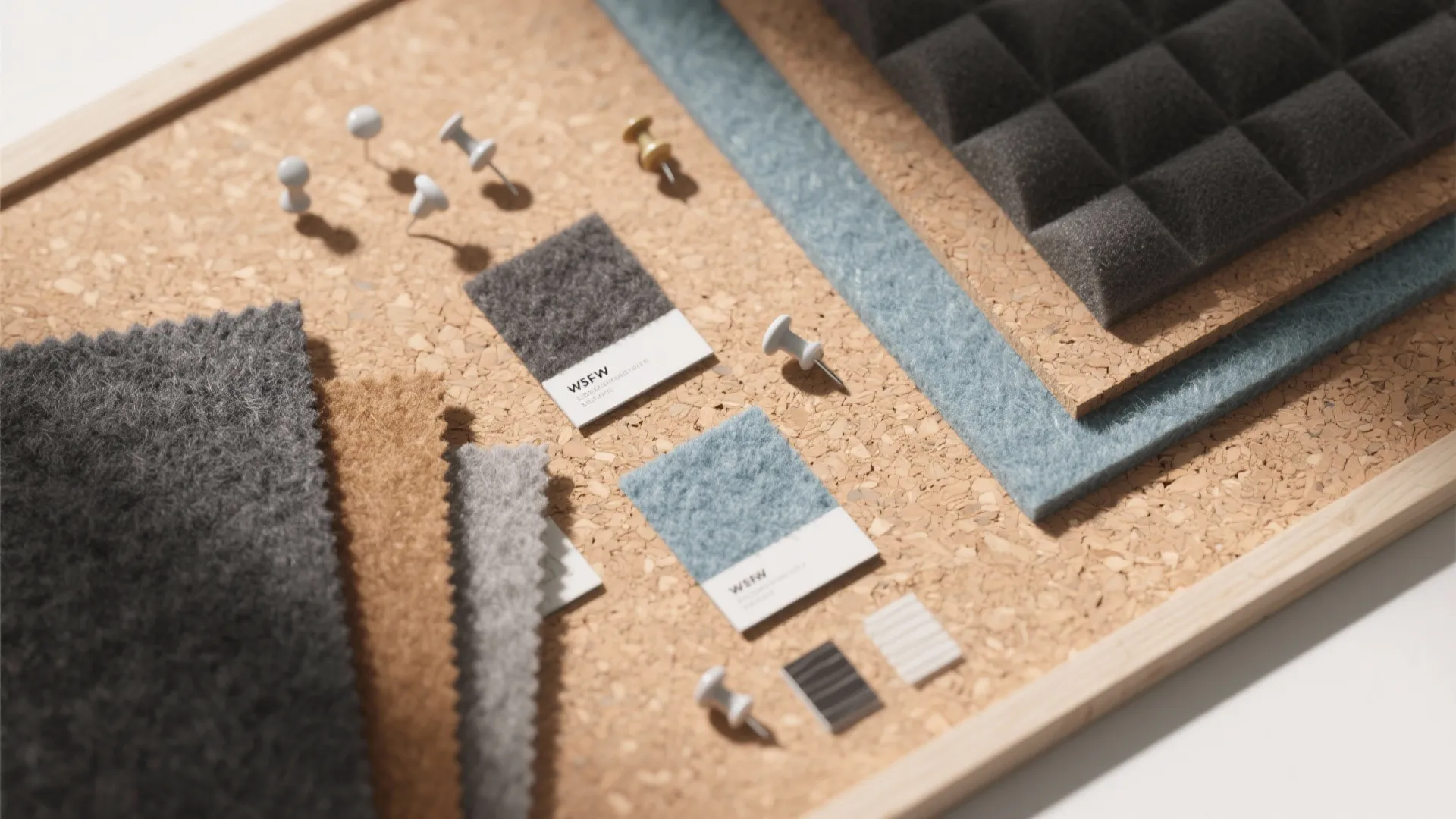 Cork and Felt Pinboard Feature Wall for Budget Comfort