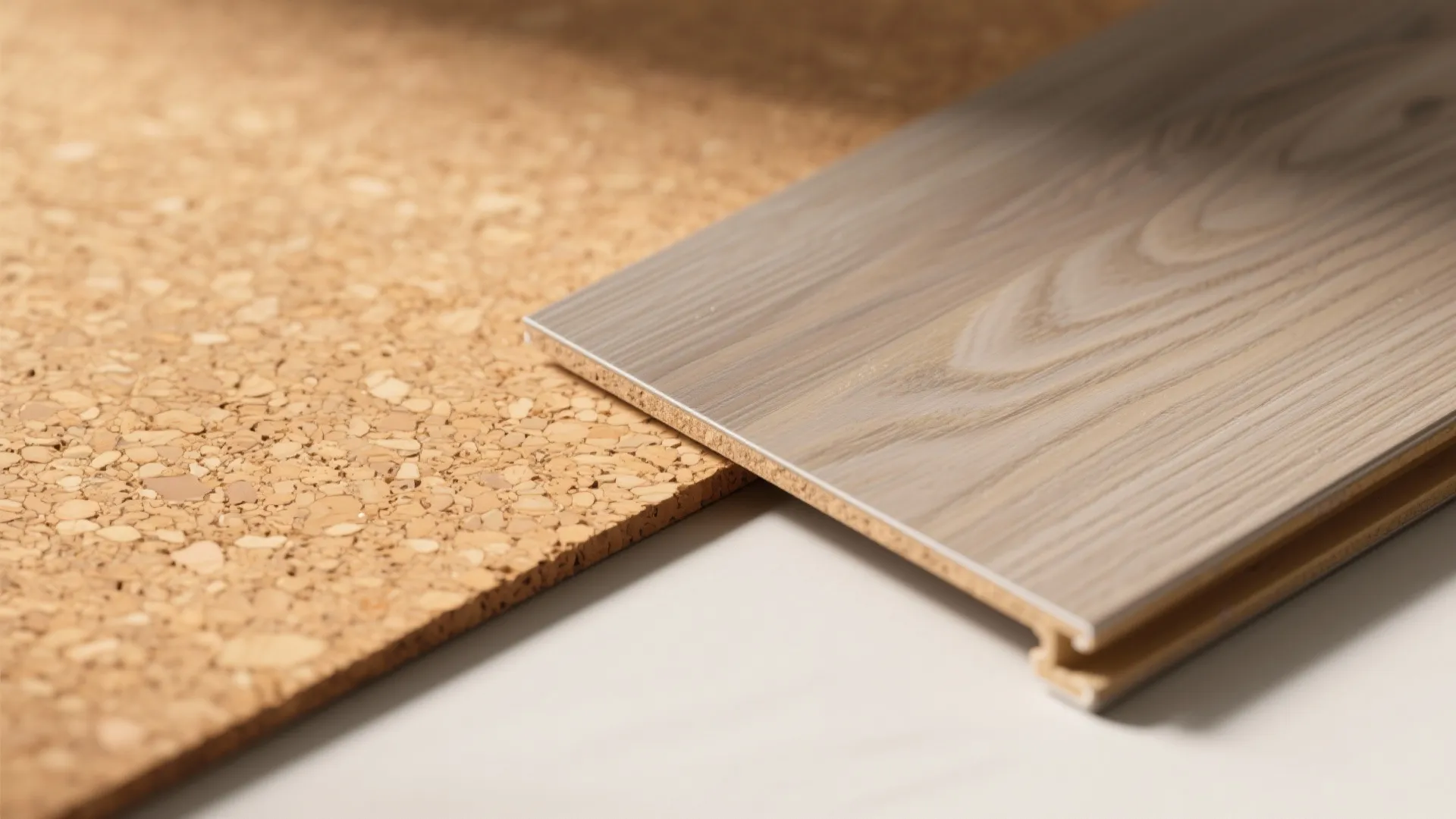 5. Quiet comfort: cork or high-quality LVT