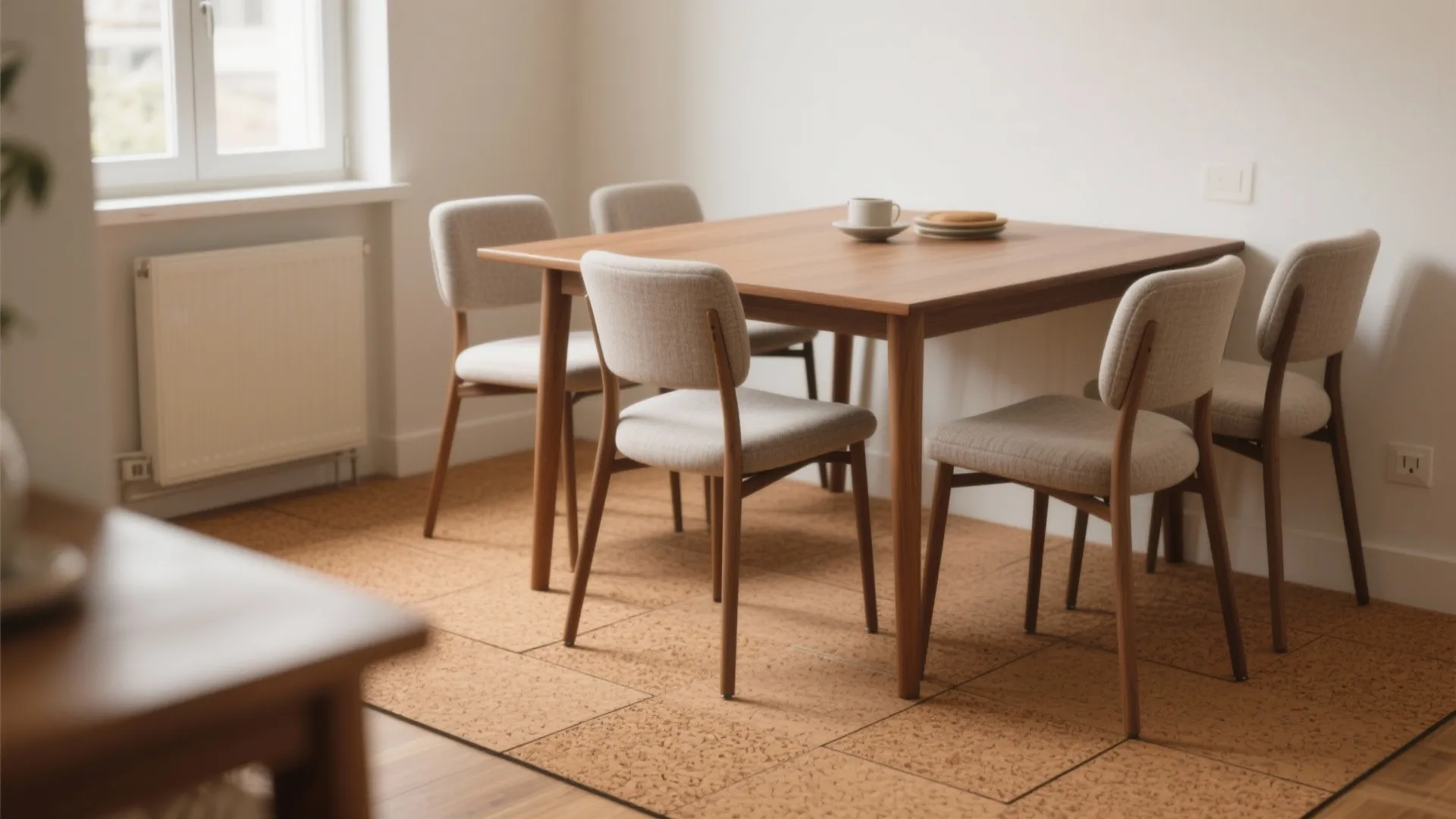 Idea 3: Cork composite planks for comfort and quiet