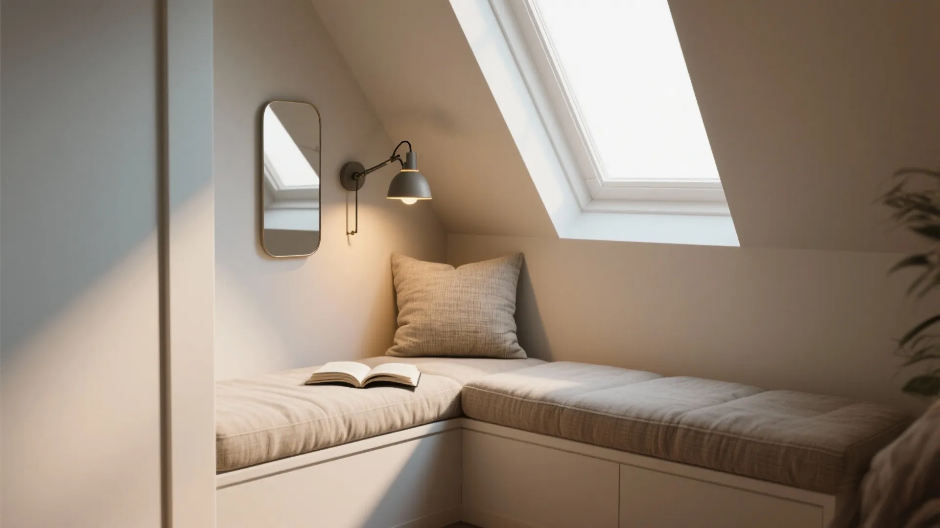 3. Corner Alcove with Task Lighting