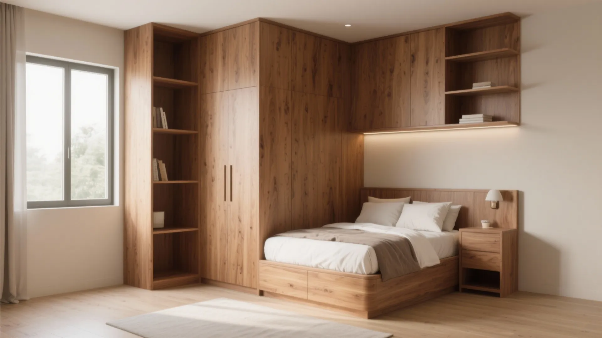 Corner Almari to Maximize Space