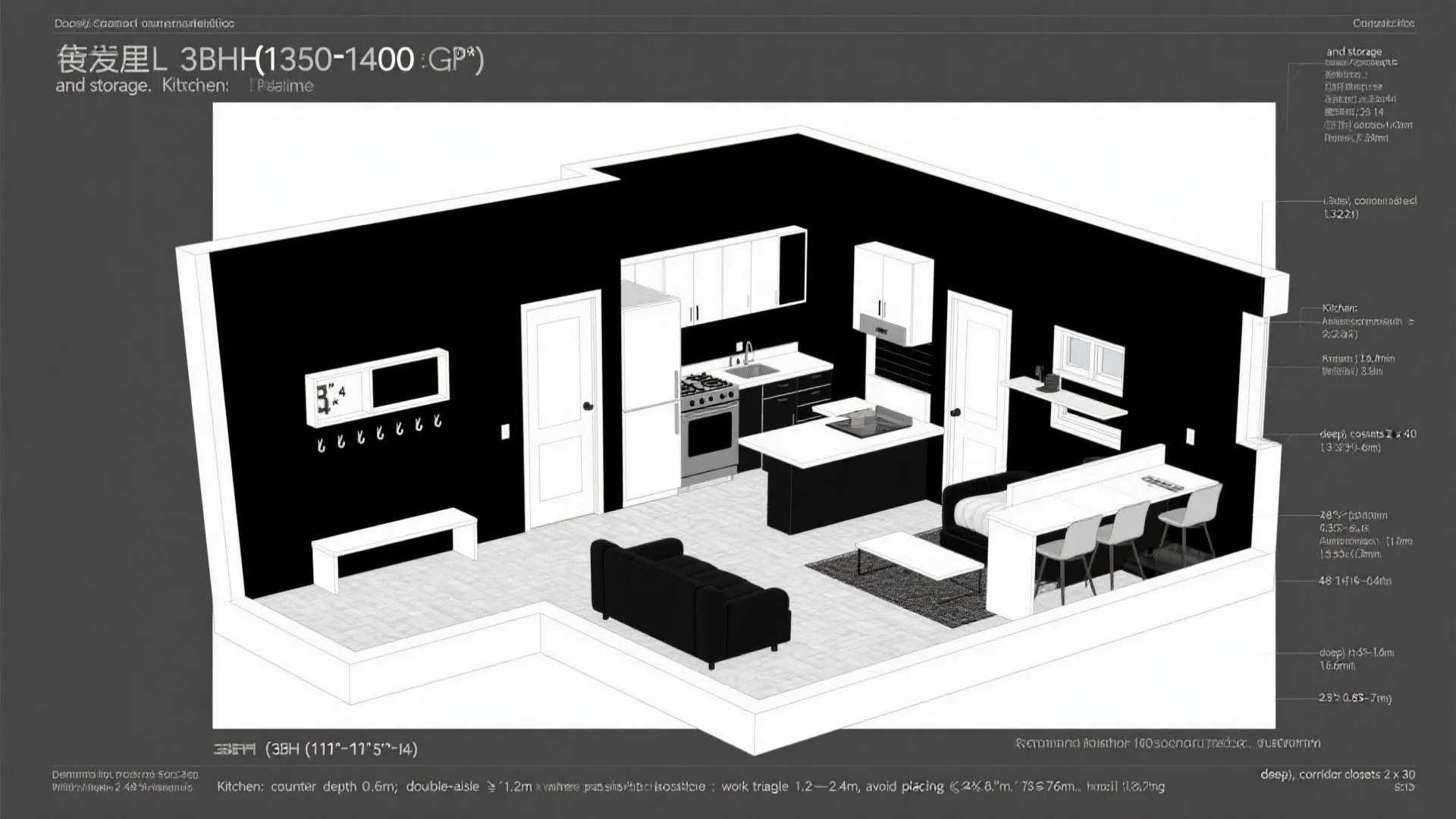 3 Bedrooms but Still Cramped? 3 BHK Floor Plan With Dimensions