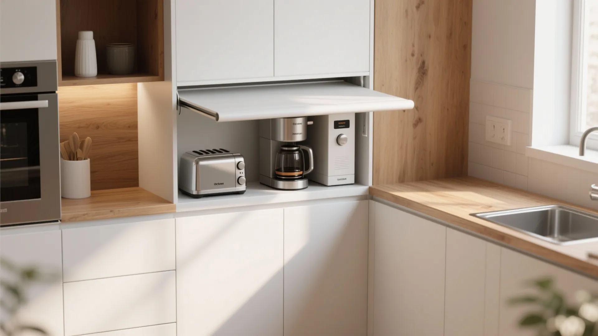 5. Appliance Garage in the Corner