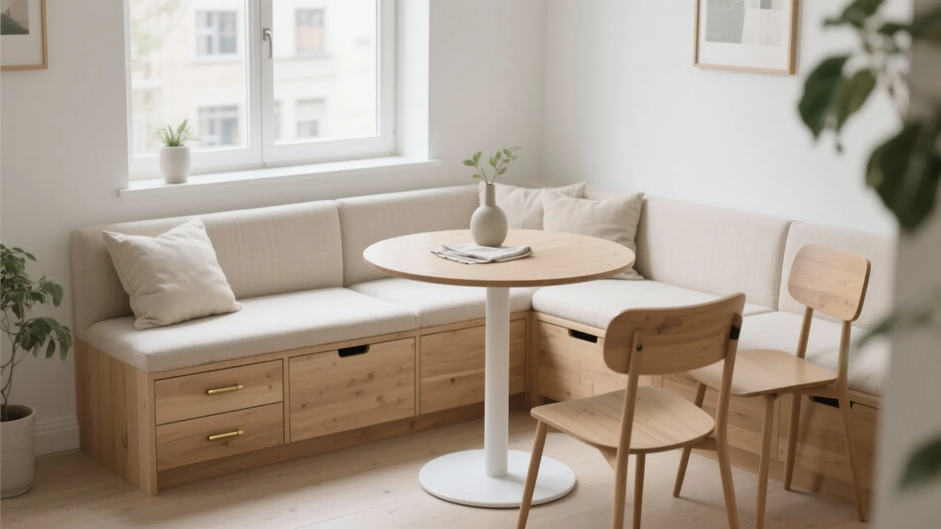 Corner Banquette With Storage (Built-In or Modular)