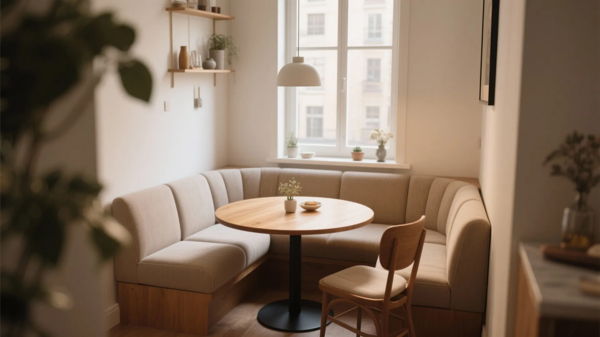 7. Compact Corner Seating