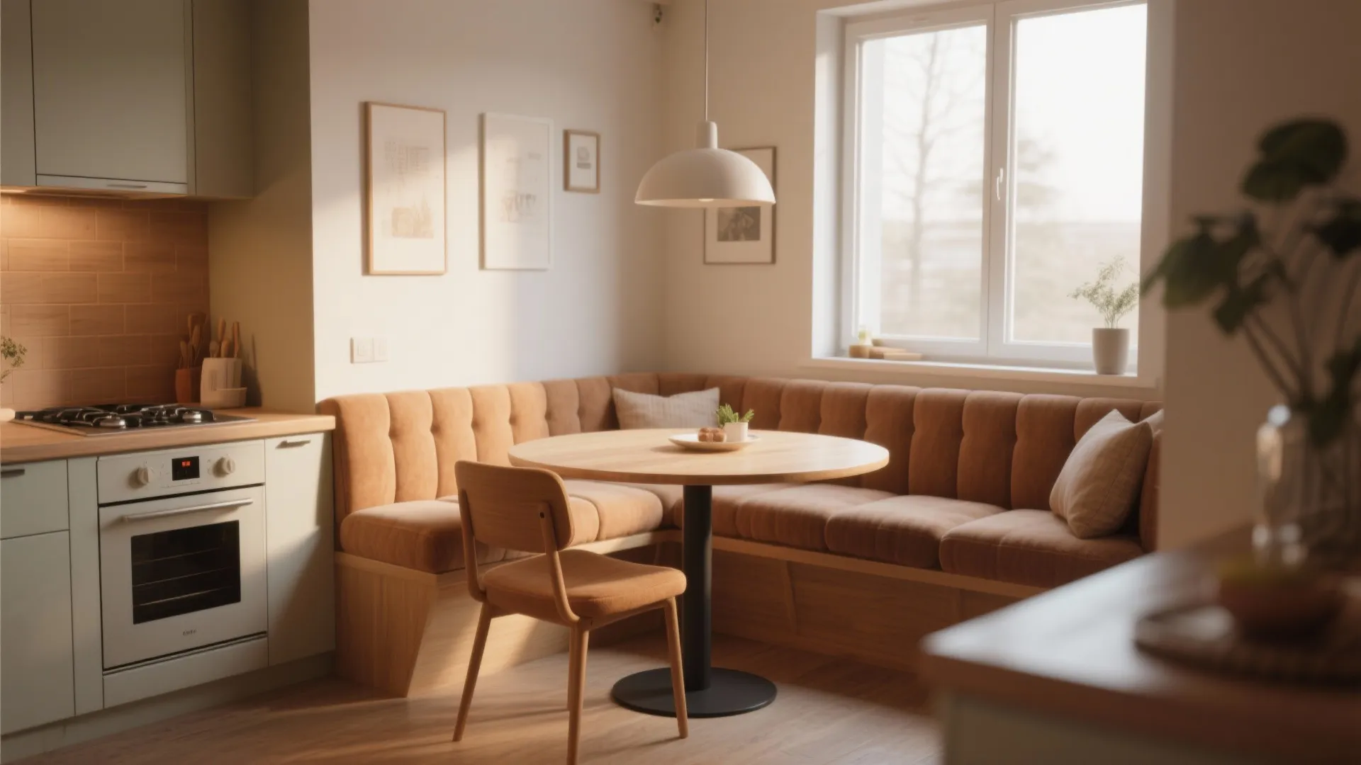 7. Banquette in a Corner