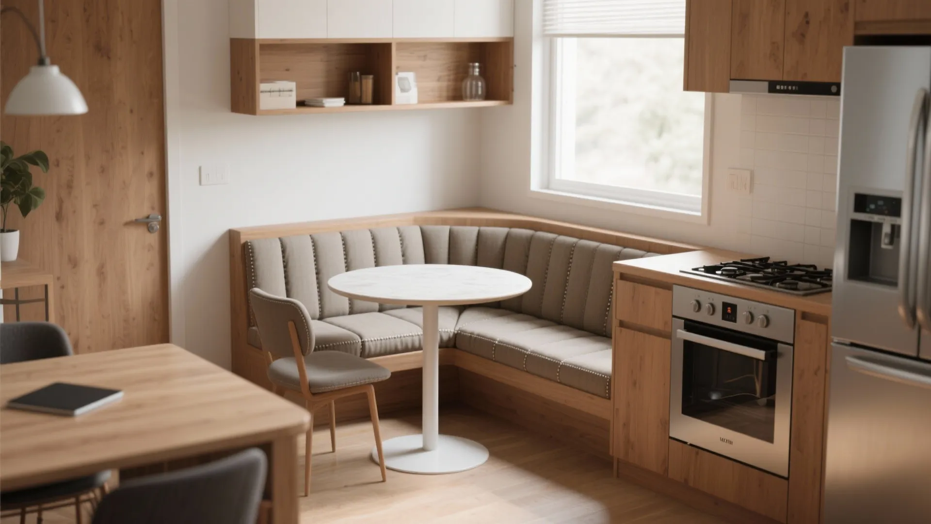 5. Corner Dining Chair or Banquette