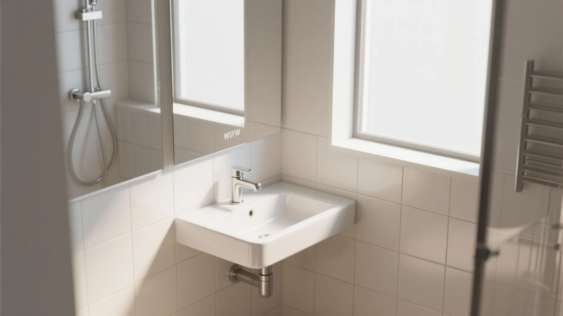 3. Corner wall-mounted basin