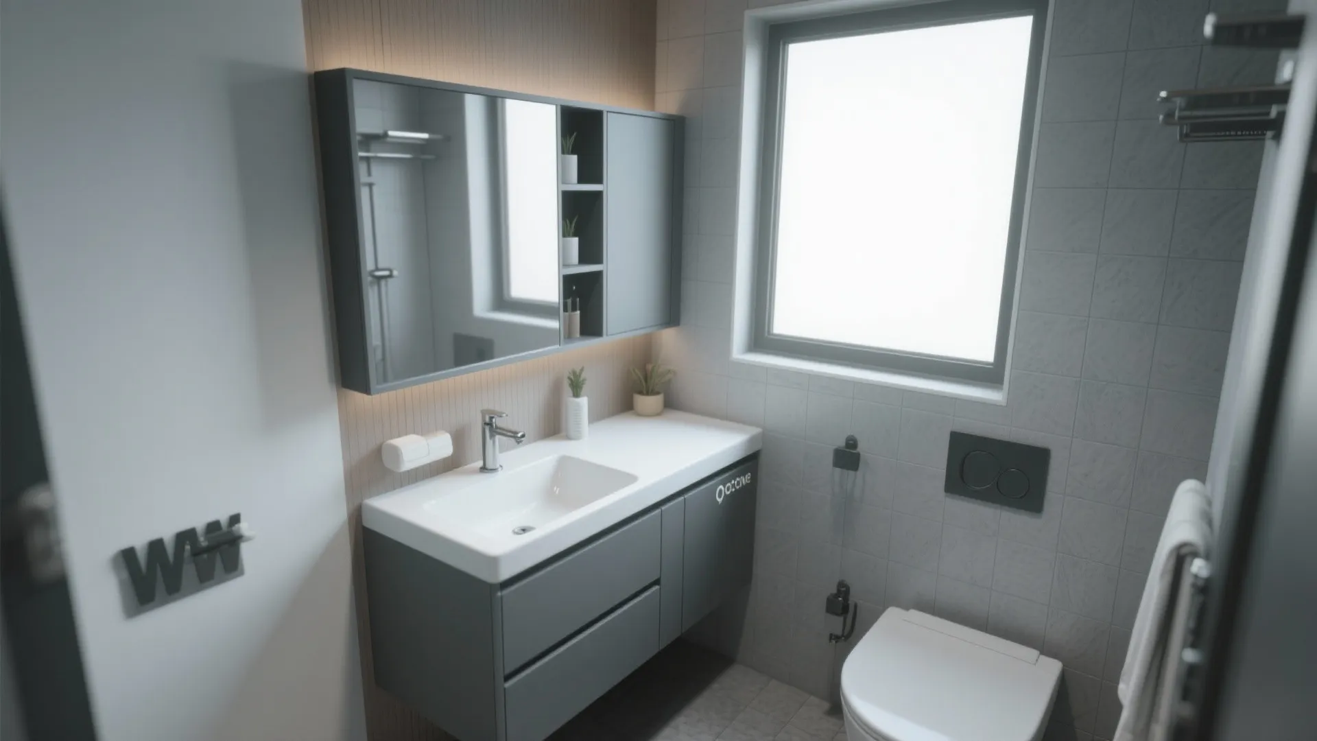 2. Corner-Mounted Basins