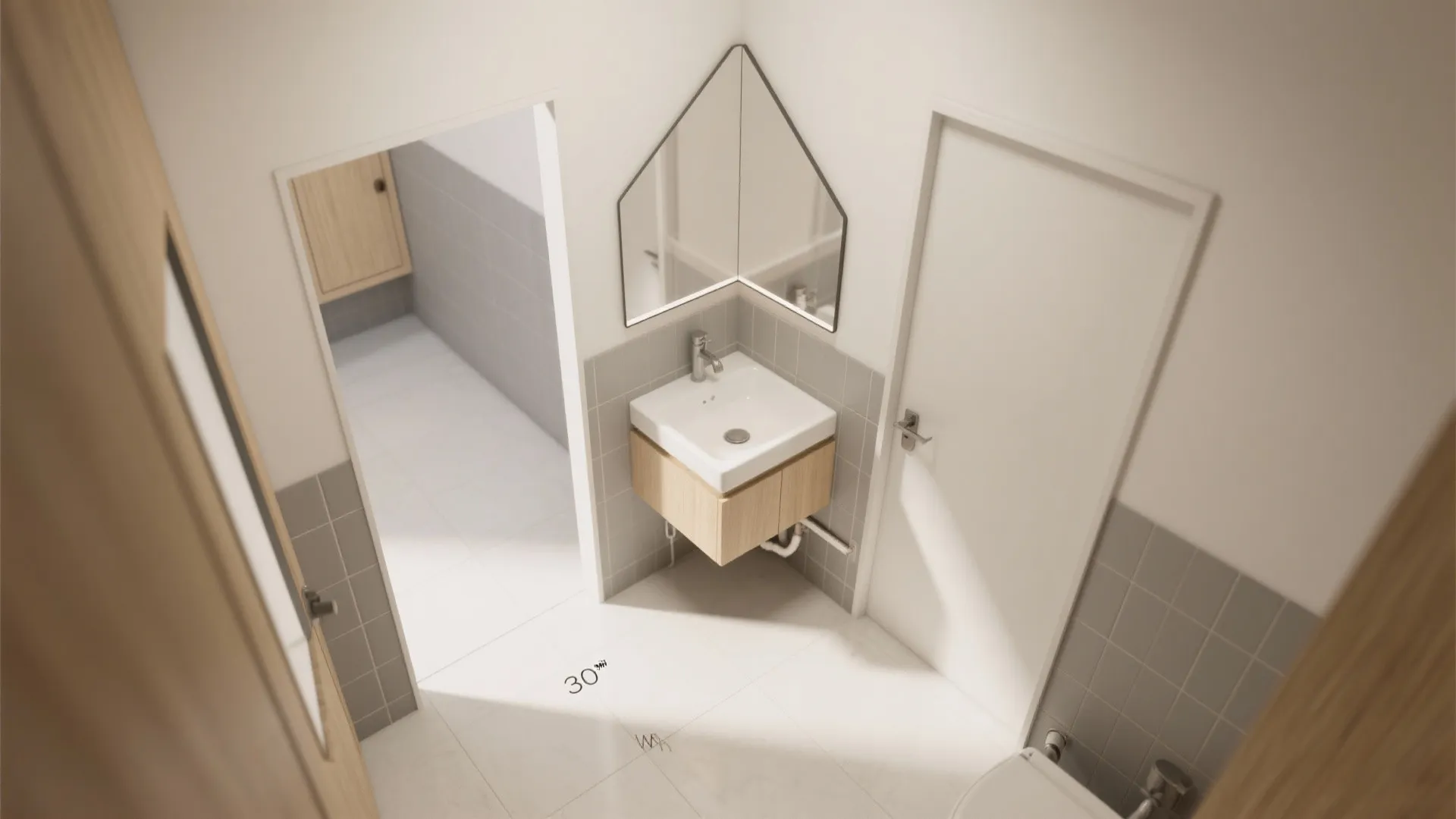 Corner Basin to Unlock Tight Layouts