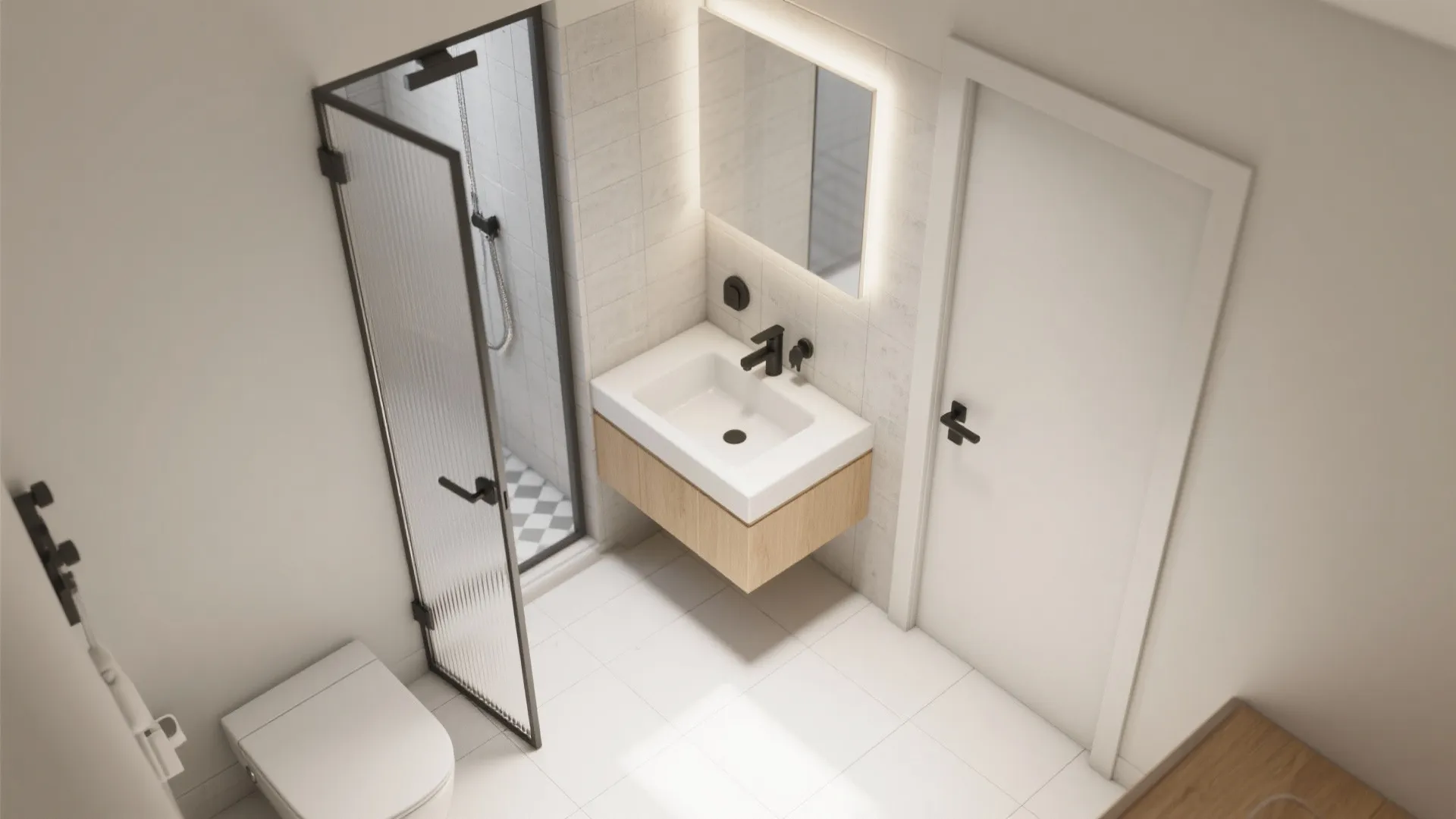 Corner Wash Basin for Micro Bathrooms