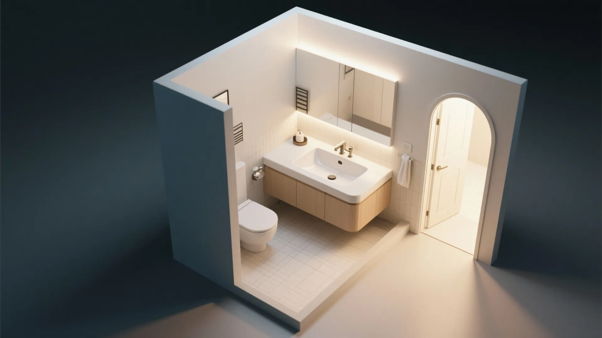 Corner basins to unlock circulation