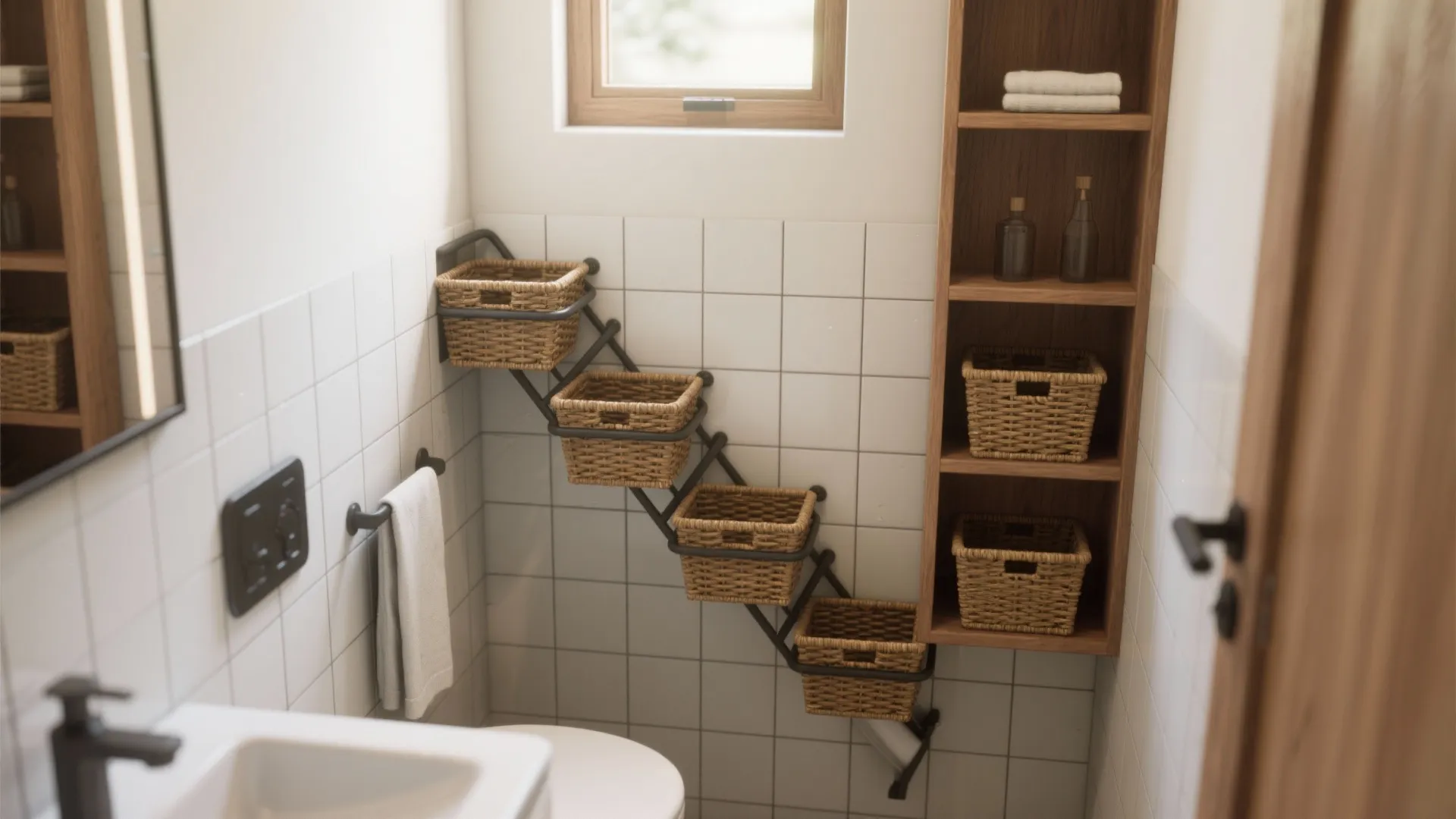 3. Corner Shallow Chute Feeding Baskets