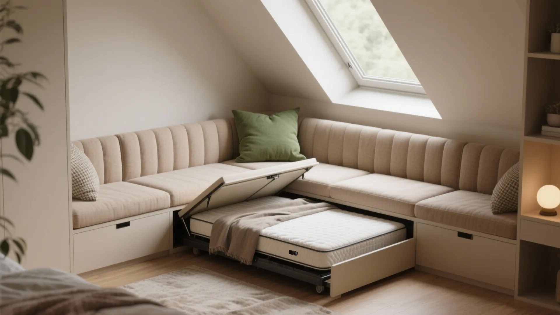 5. Custom corner or banquette beds for irregular rooms