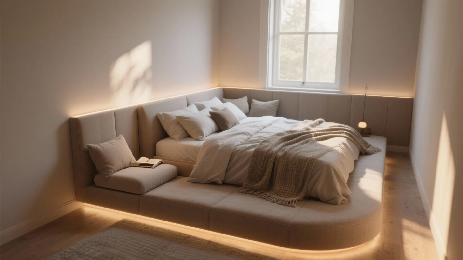 3. Bed Against a Corner for Cozier Nooks
