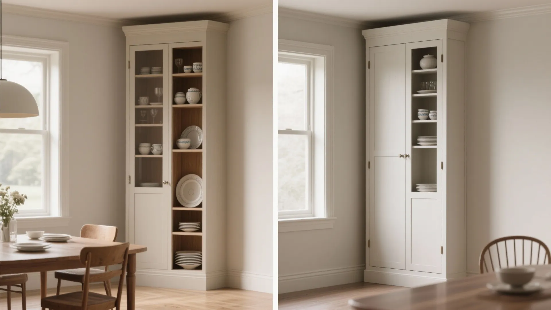 Tall Corner Crockery Unit (Spin the Dead Space)