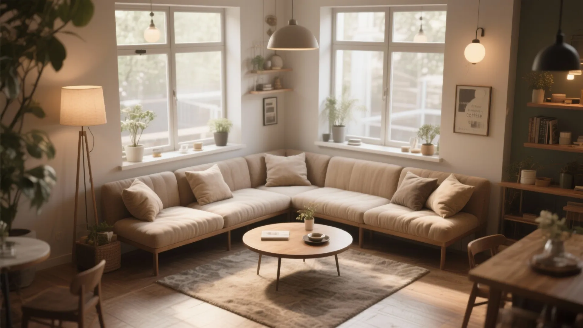 8. Corner Bench Lounge