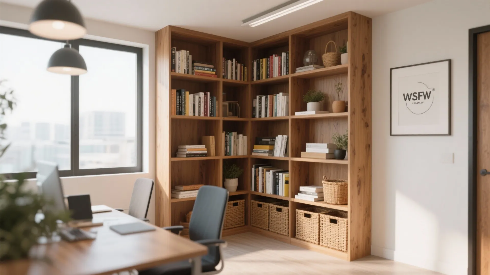 7. Corner Shelving Solutions