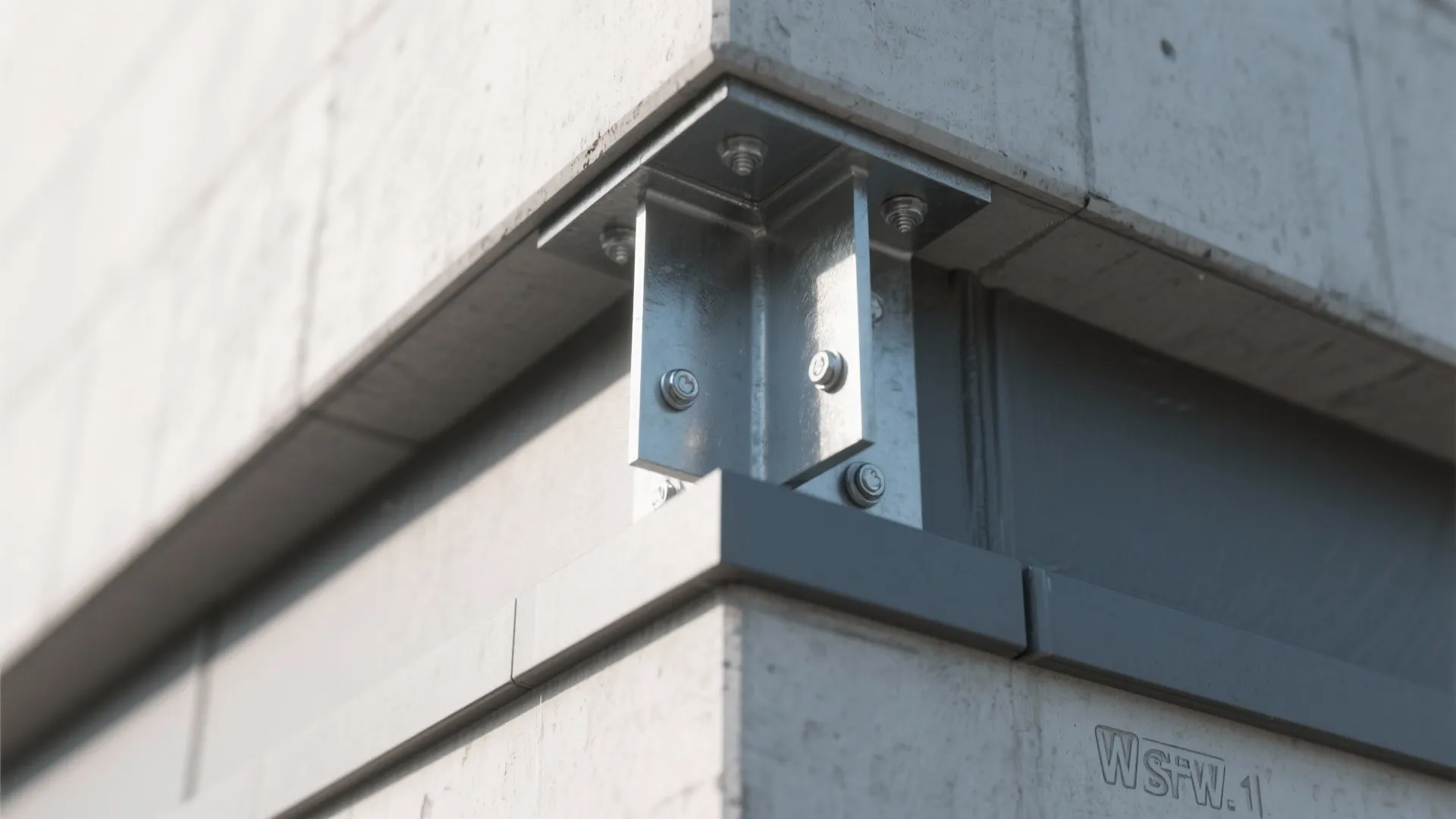 L-shaped corner bracing that disappears