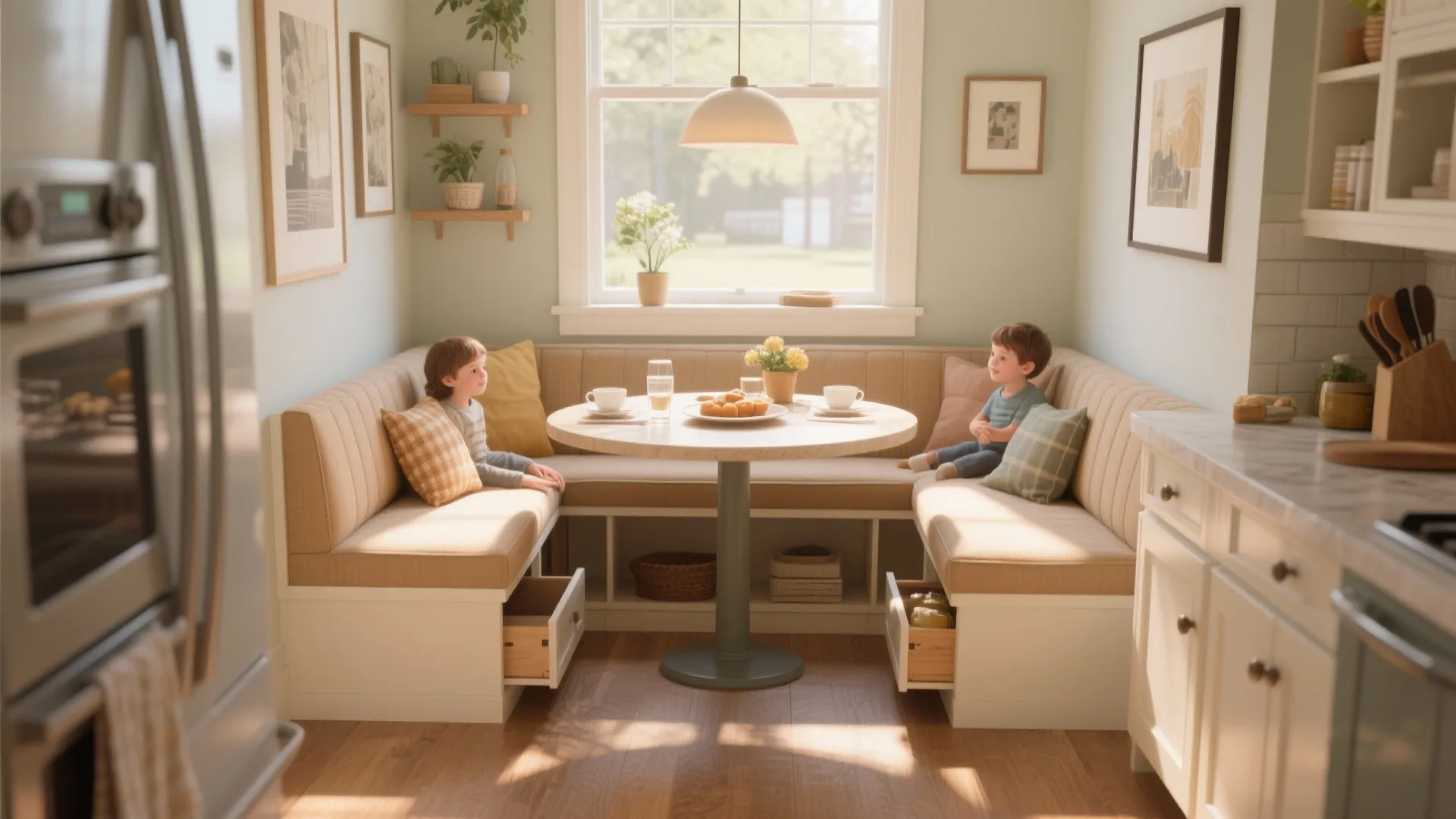10. Corner Breakfast Nook