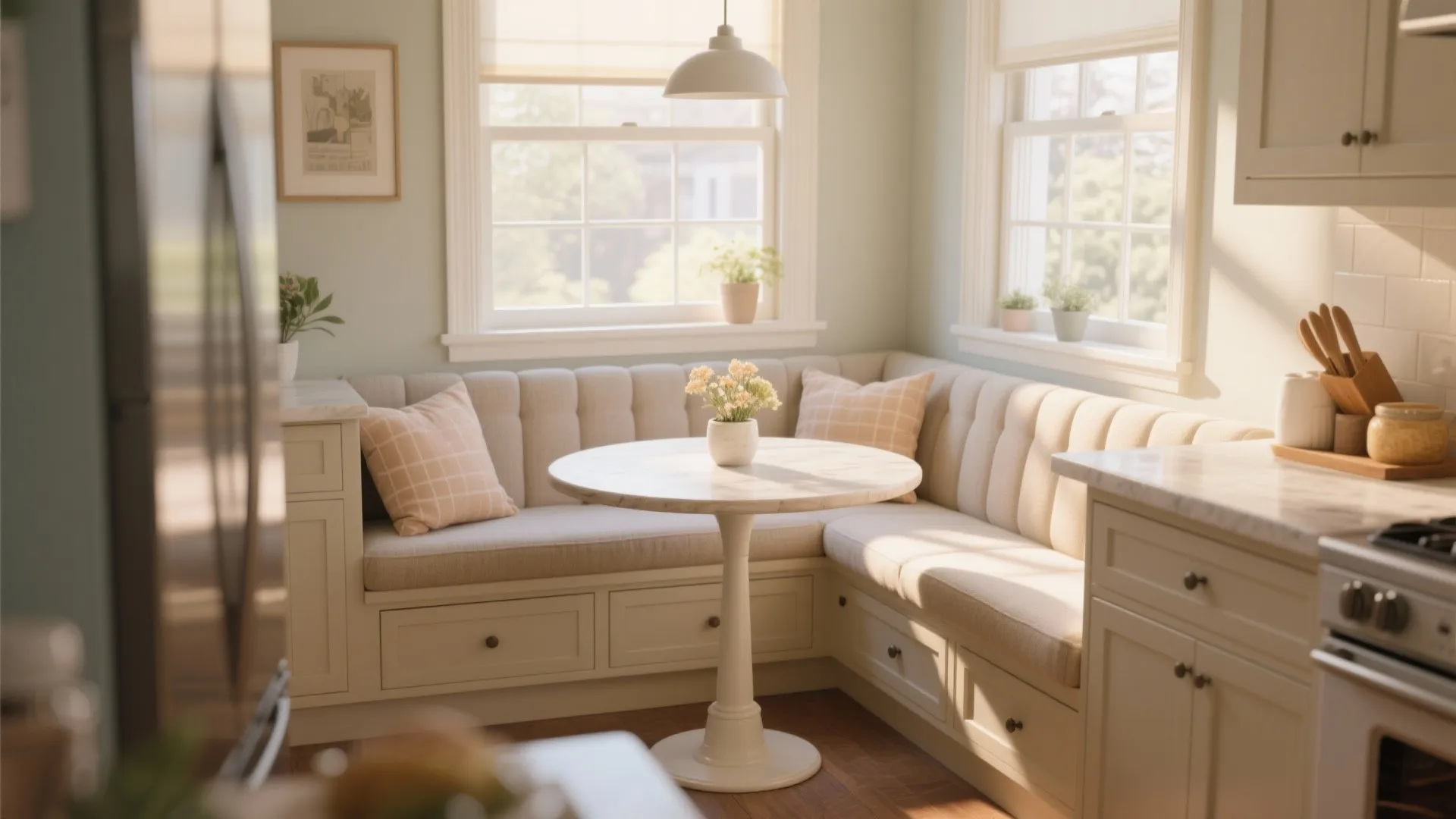 8. Corner Breakfast Nook